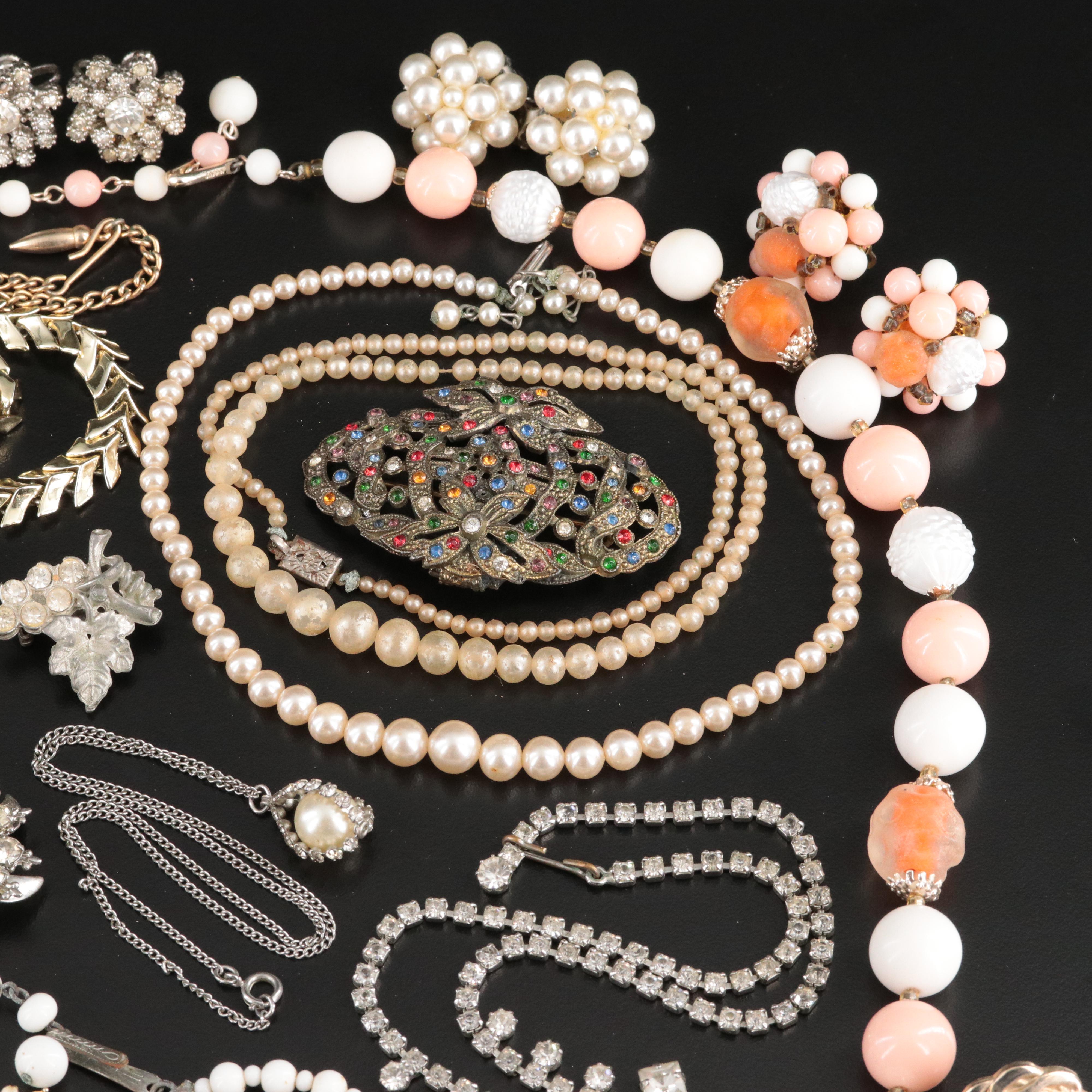 Coro and Kramer Necklace and Earring Sets Featured in Jewelry Collection