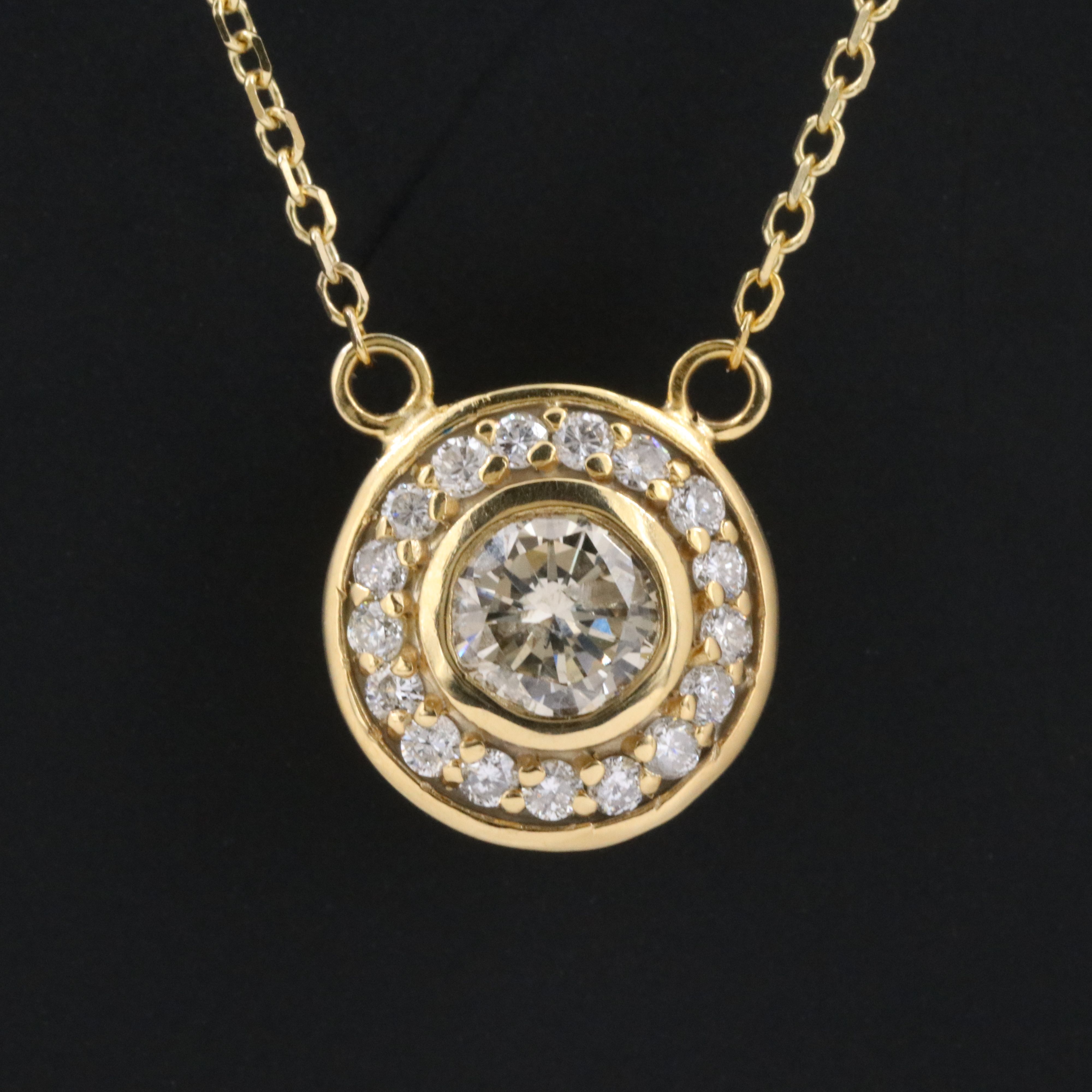 14K 0.71 CTW Diamond Necklace