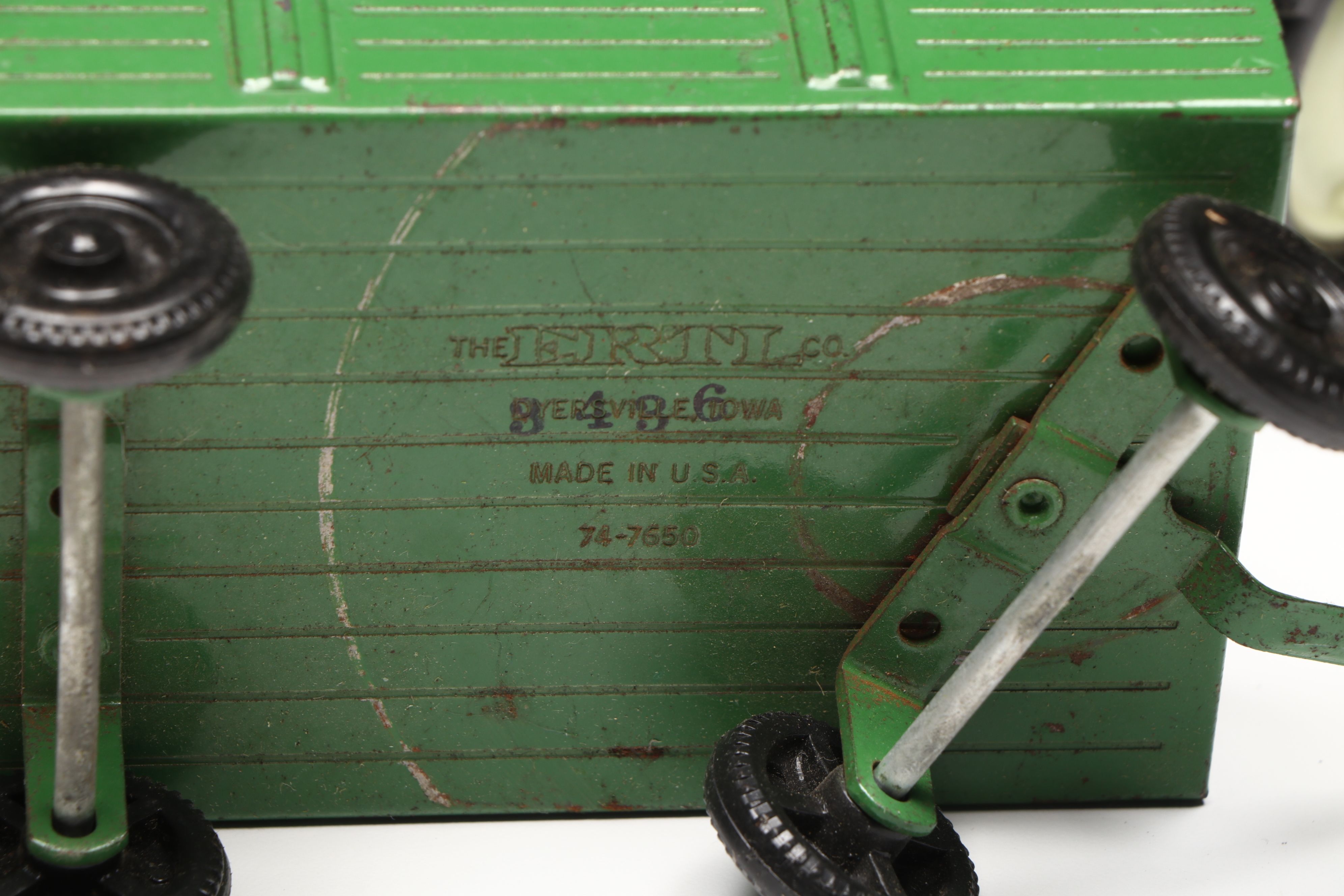 John Deere, Caterpillar, and More Pressed Steel Vintage Farm Vehicle Toys