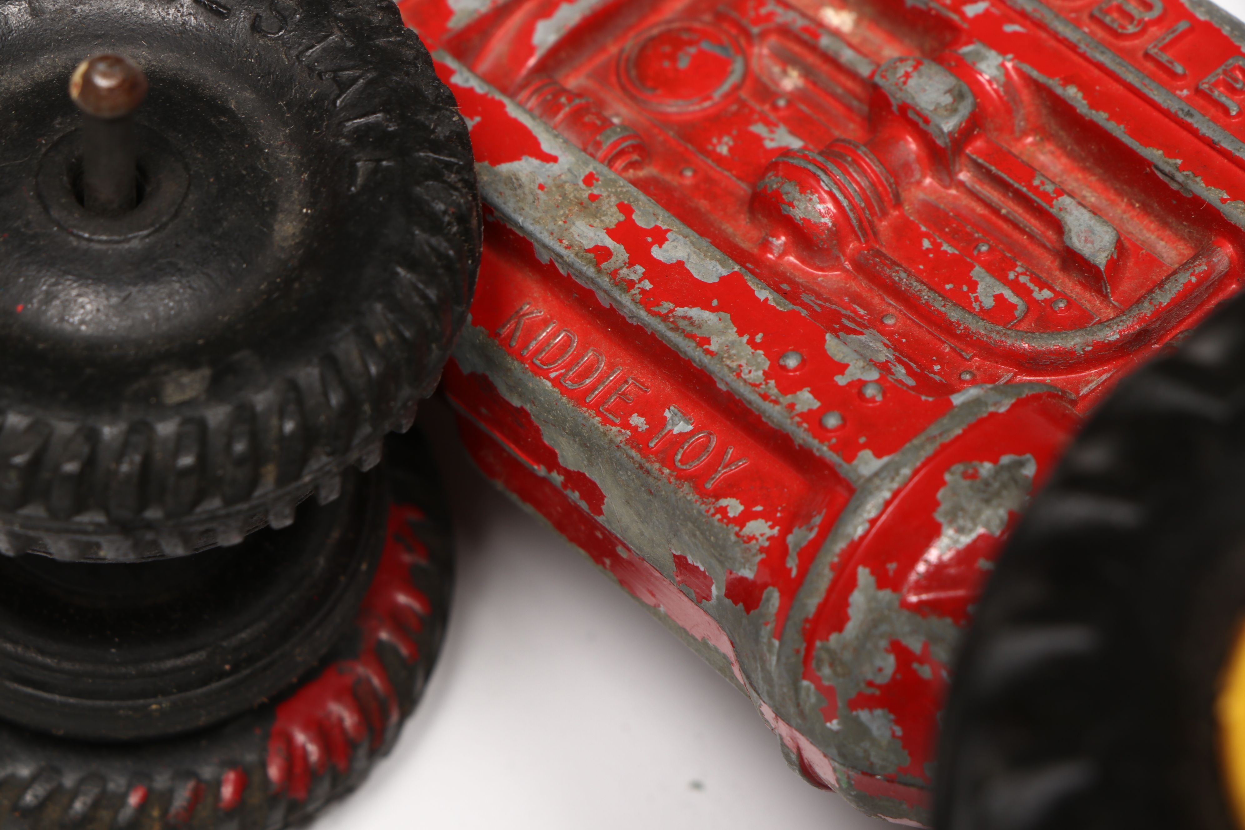 John Deere, Caterpillar, and More Pressed Steel Vintage Farm Vehicle Toys