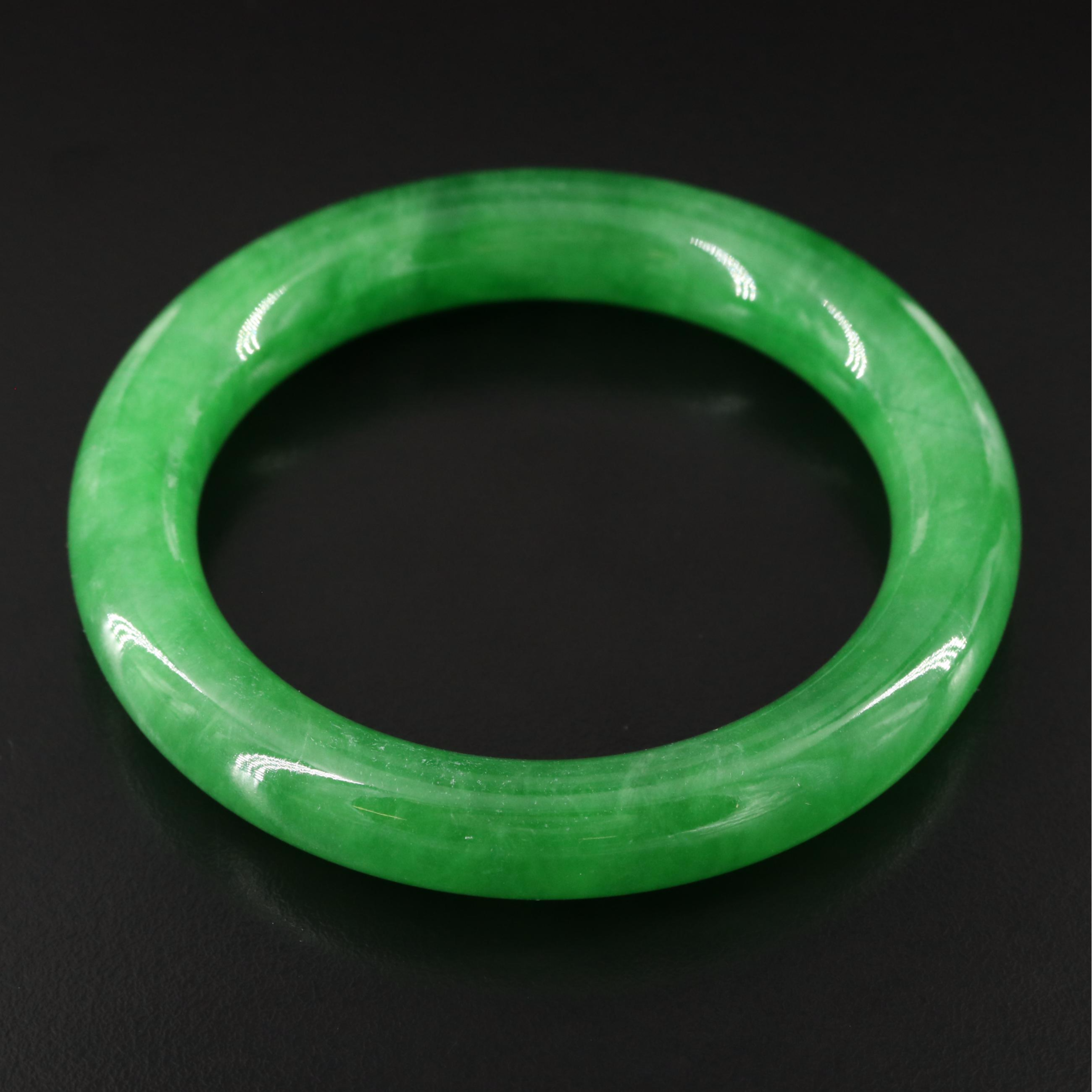 Jadeite Hololith Bangle