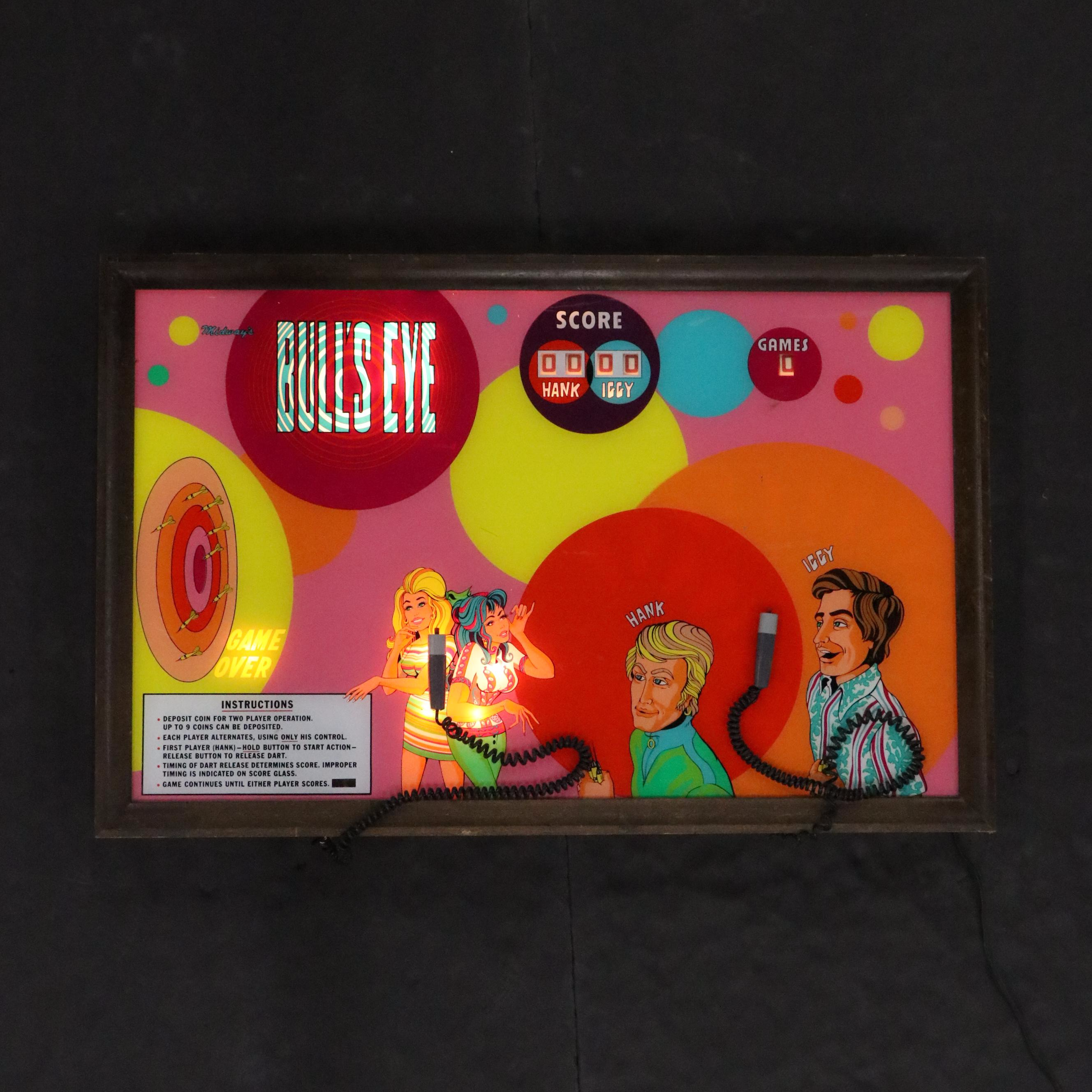 Midway's Bull's Eye Arcade Game, 1970s