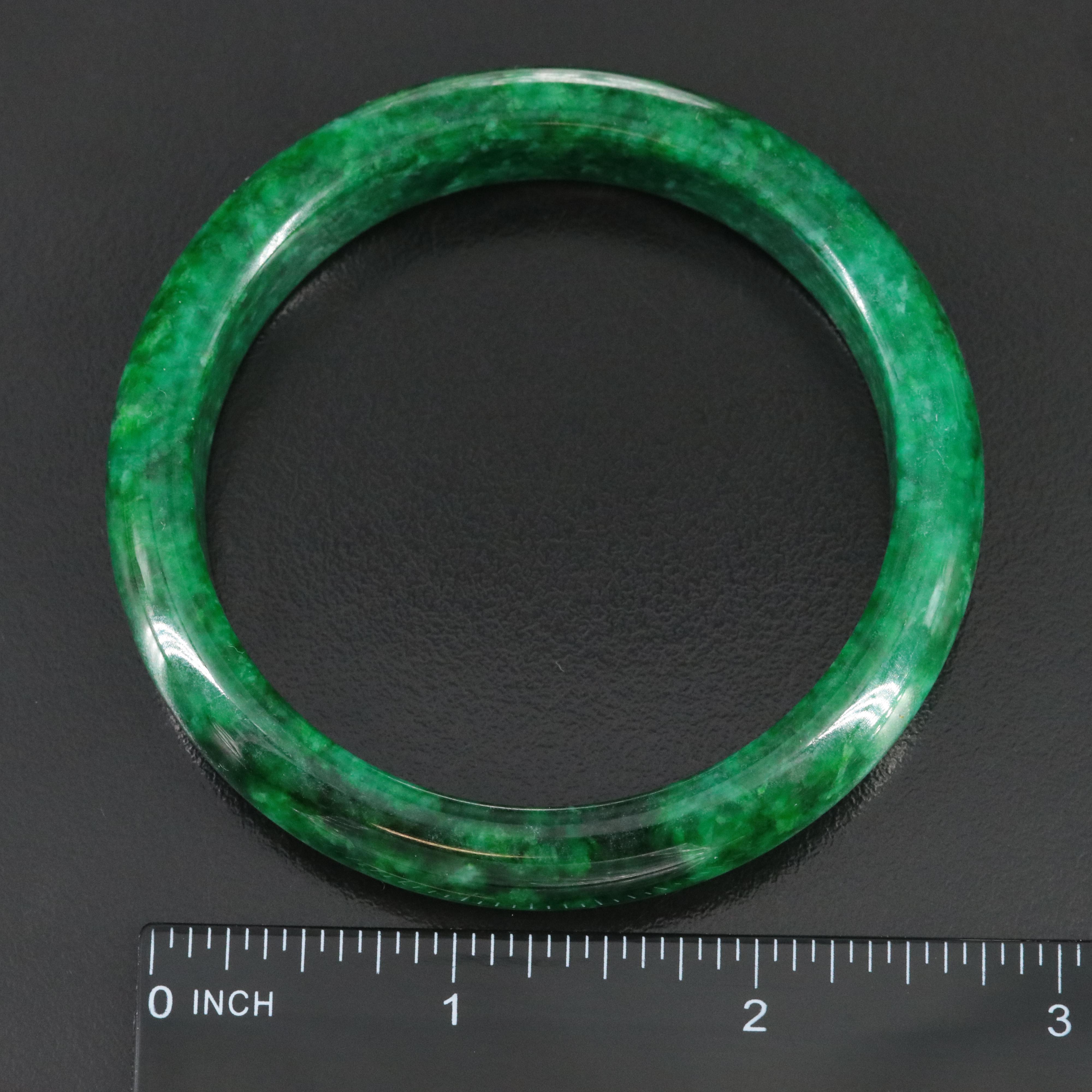 Jadeite Hololith Bangles