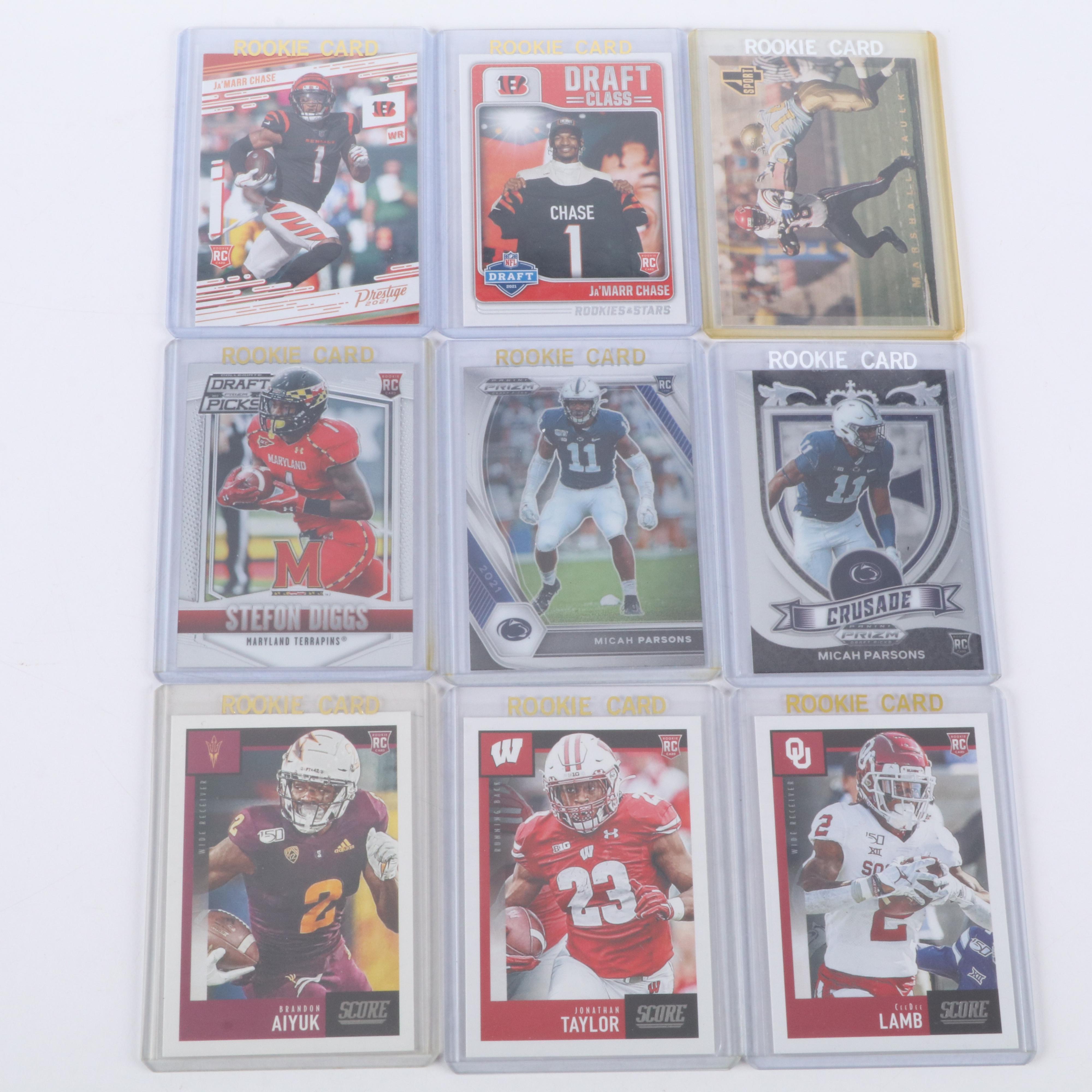 1,000+ Football Cards Featuring Graded Zach Wilson and Justin Fields Rookies