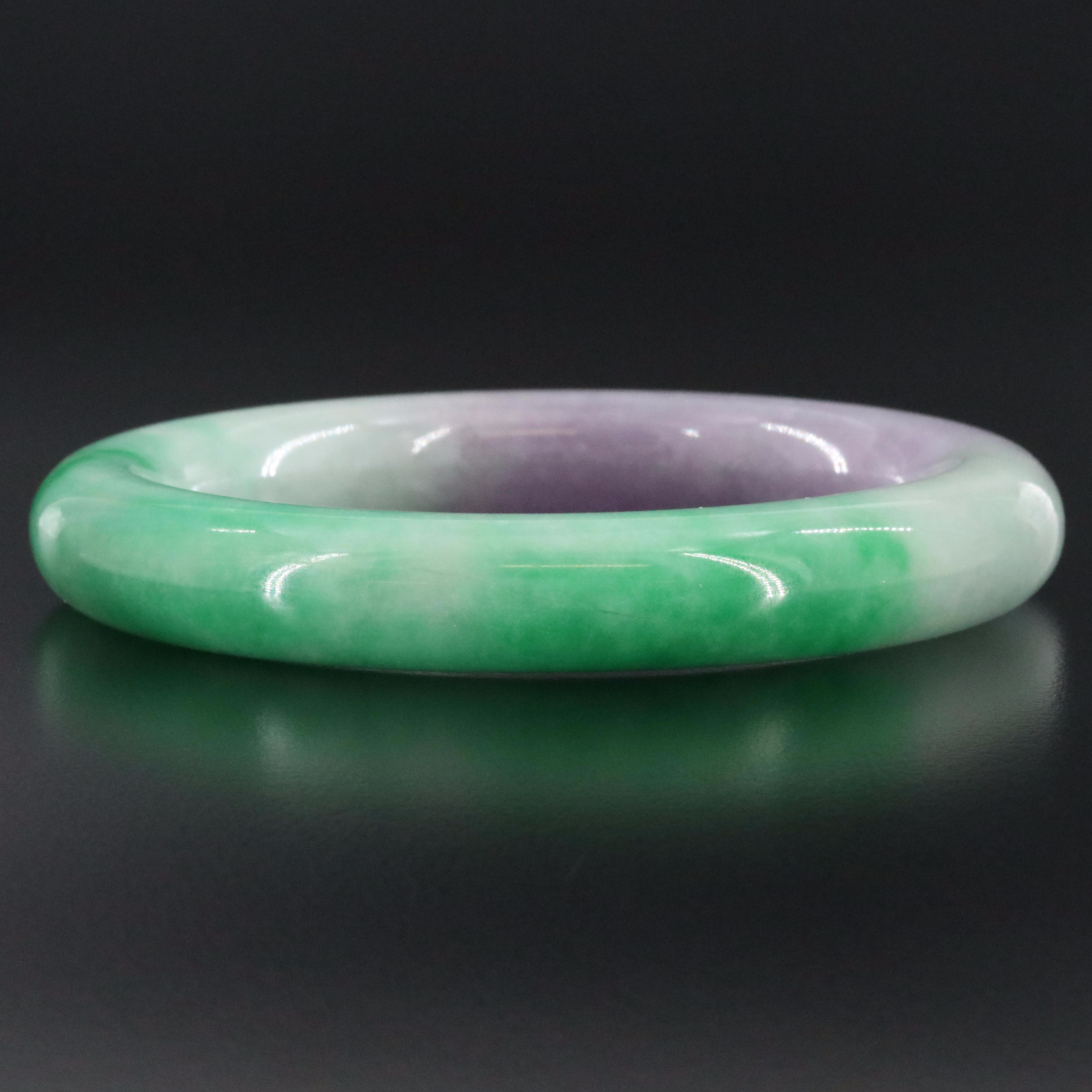 Jadeite Hololith Bangle