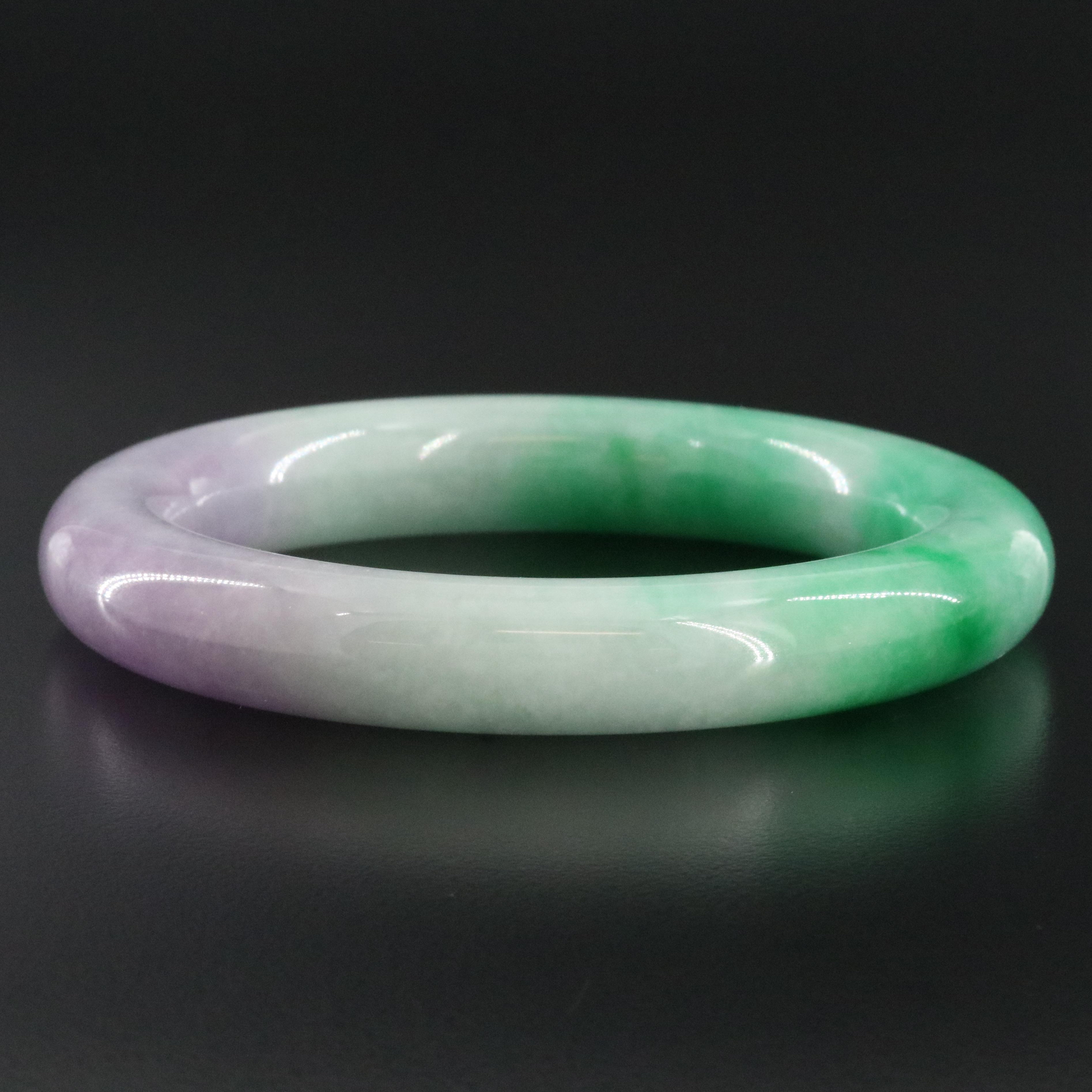 Jadeite Hololith Bangle