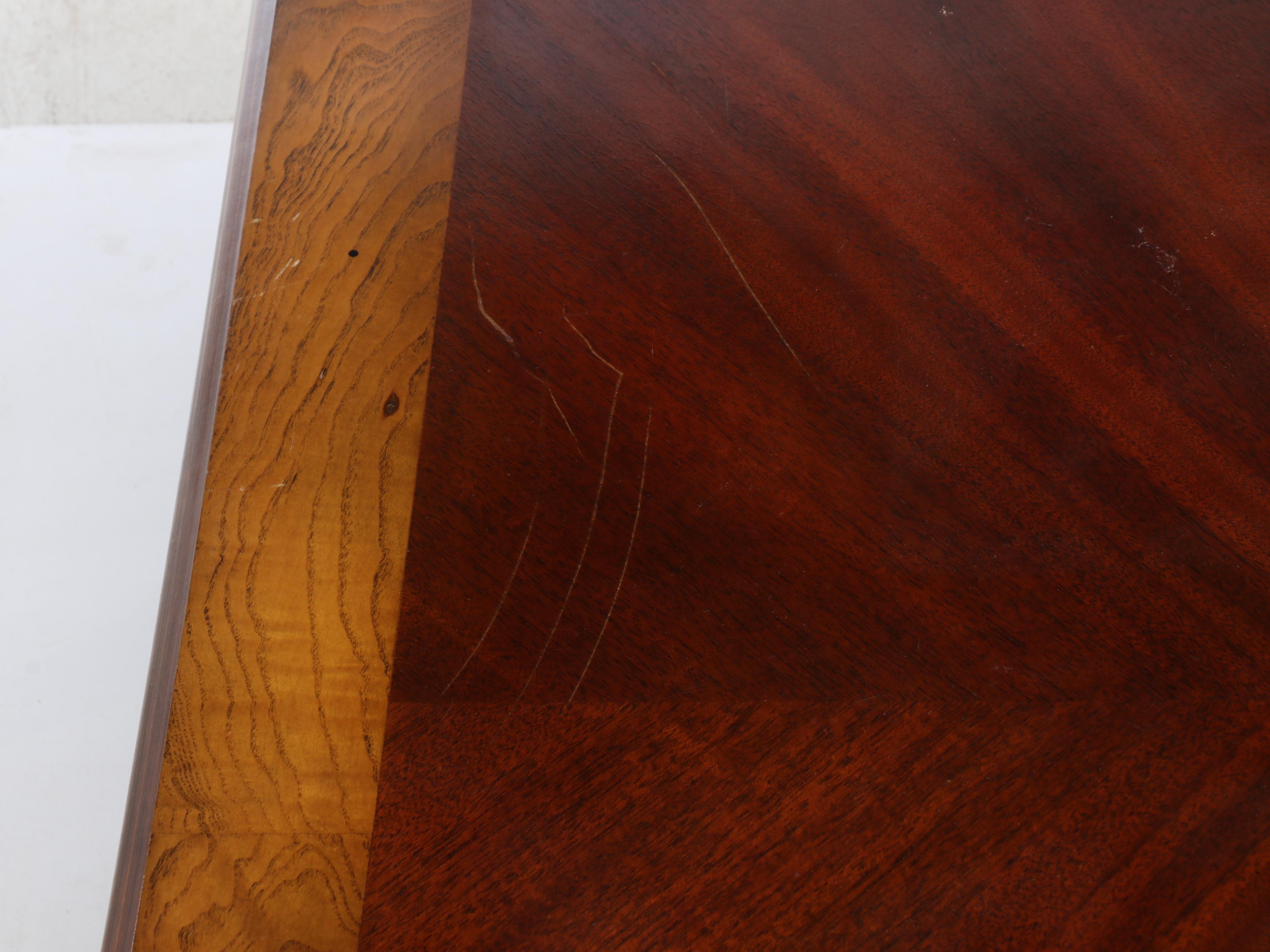 Chinese Chippendale Style Mahogany and Mixed Wood Coffee and Side Tables