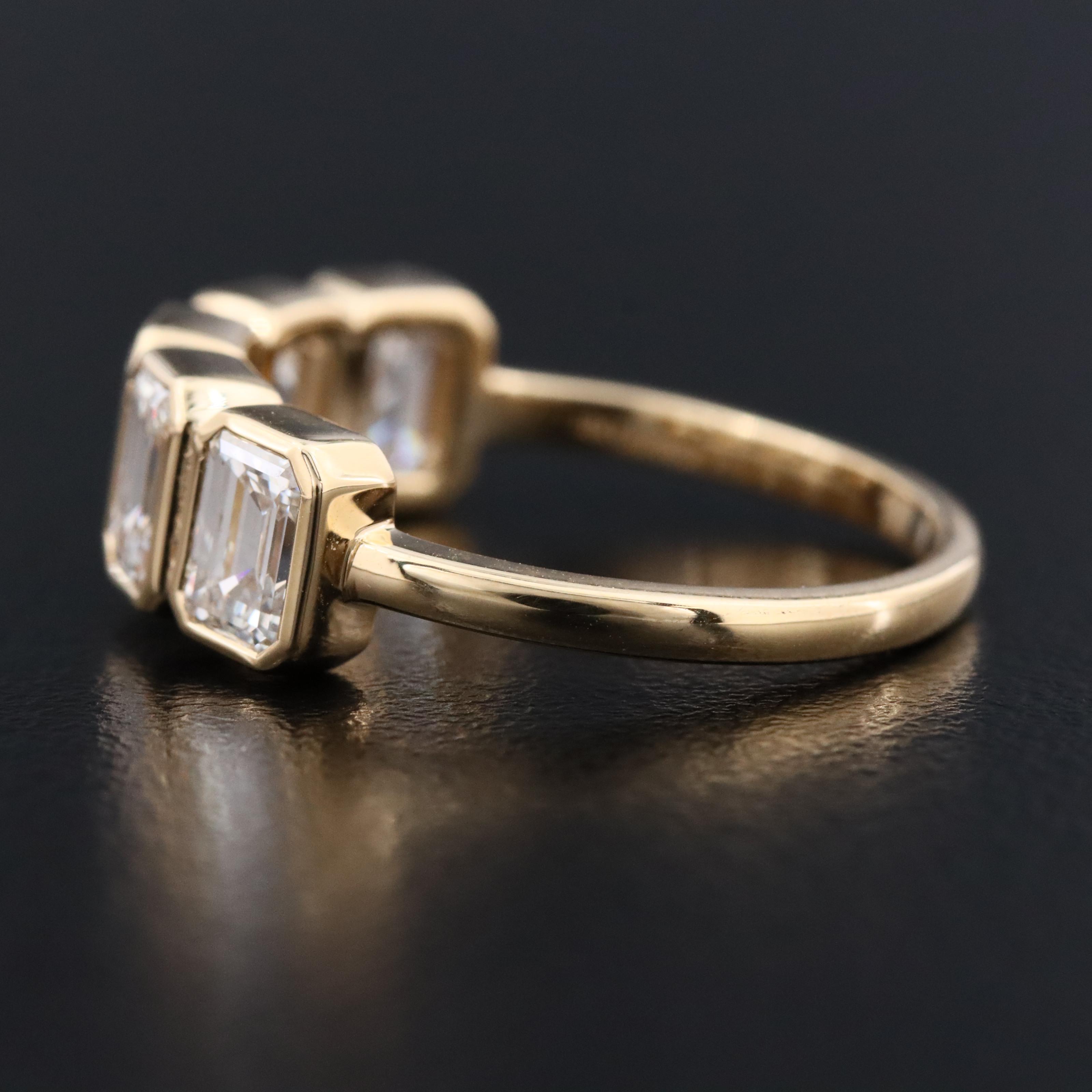 18K 2.06 CTW Diamond Ring with GIA Reports