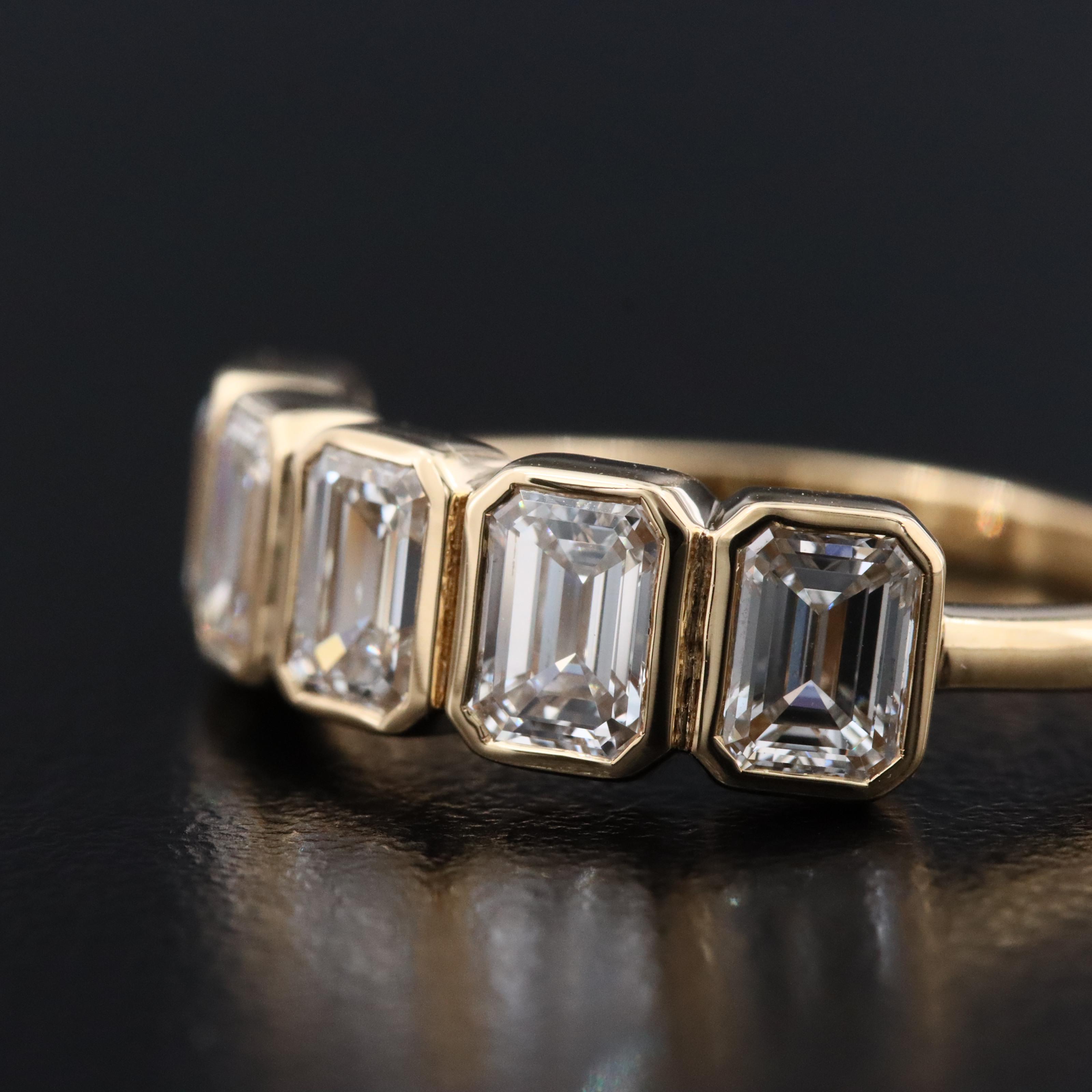 18K 2.06 CTW Diamond Ring with GIA Reports