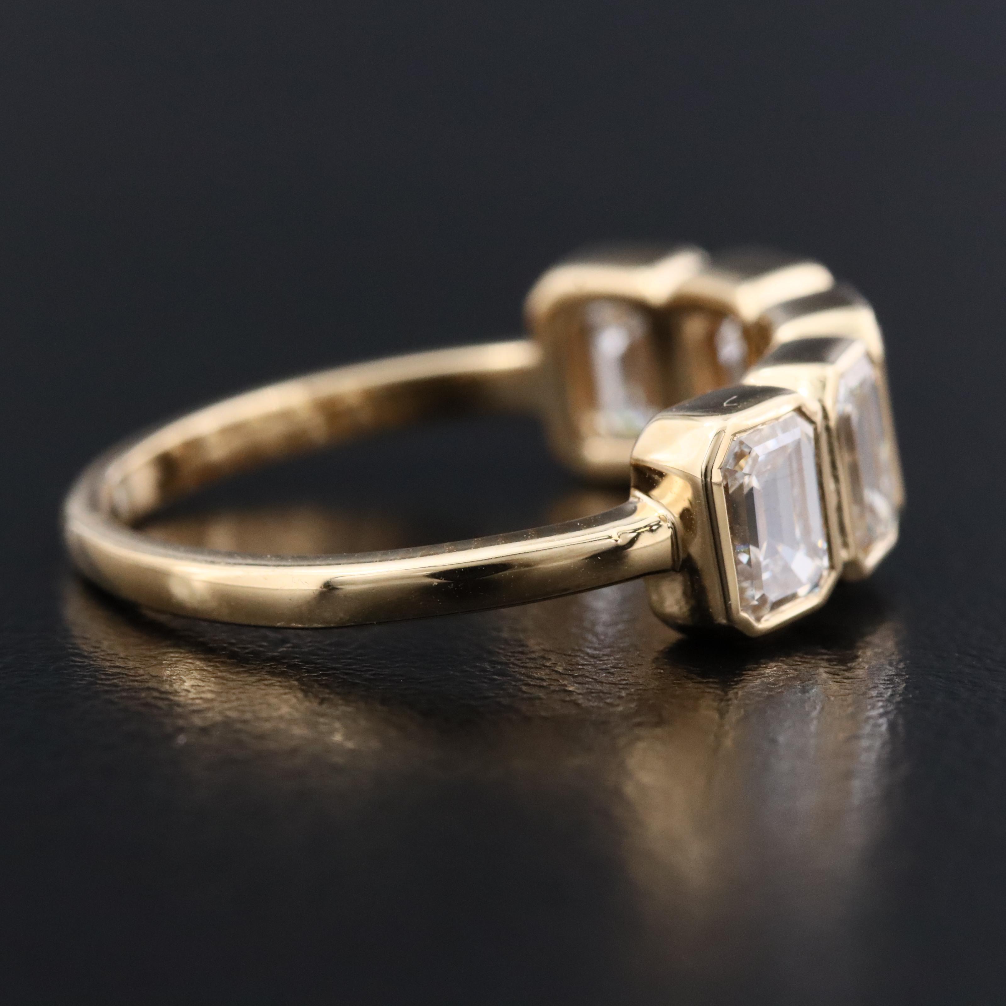 18K 2.06 CTW Diamond Ring with GIA Reports