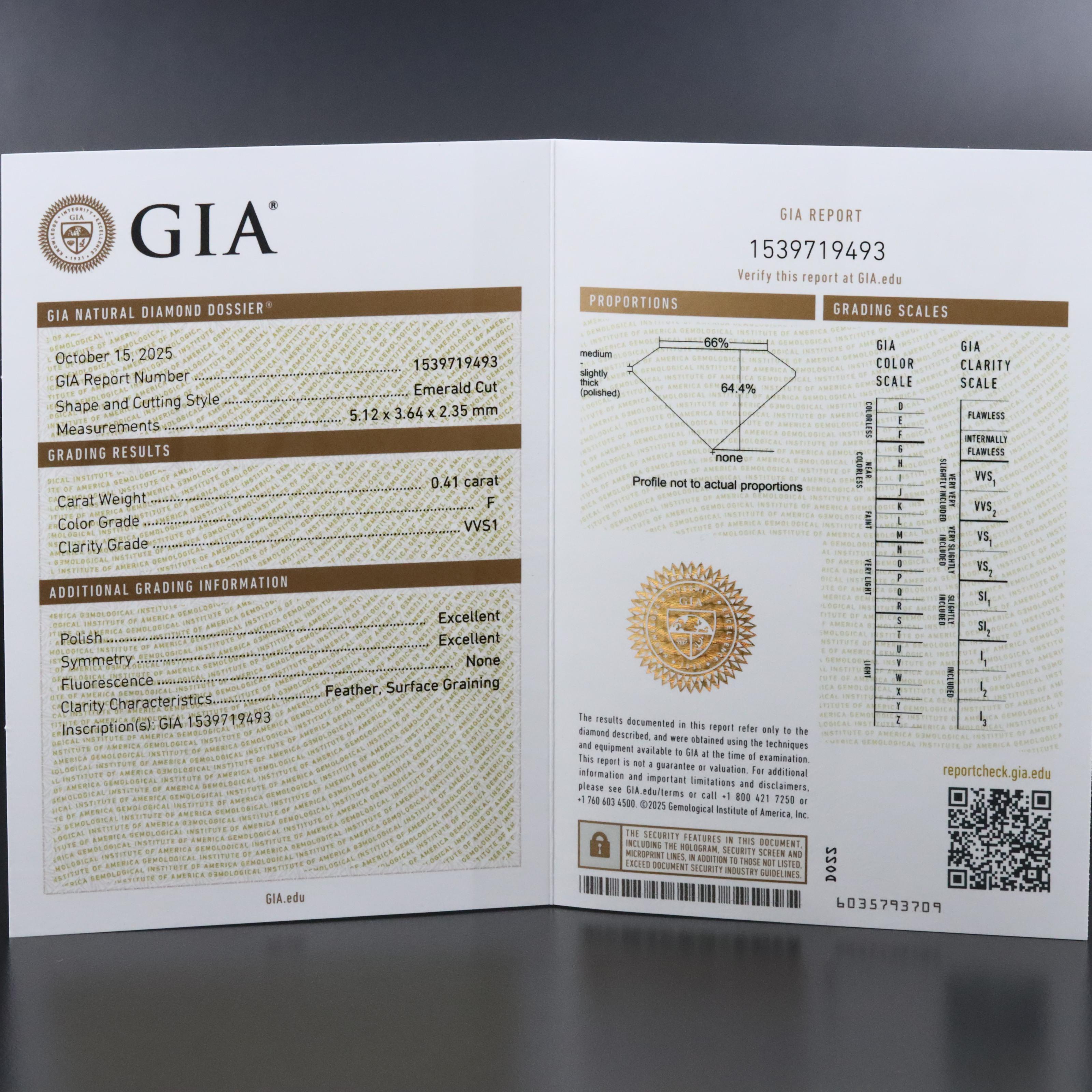 18K 2.06 CTW Diamond Ring with GIA Reports