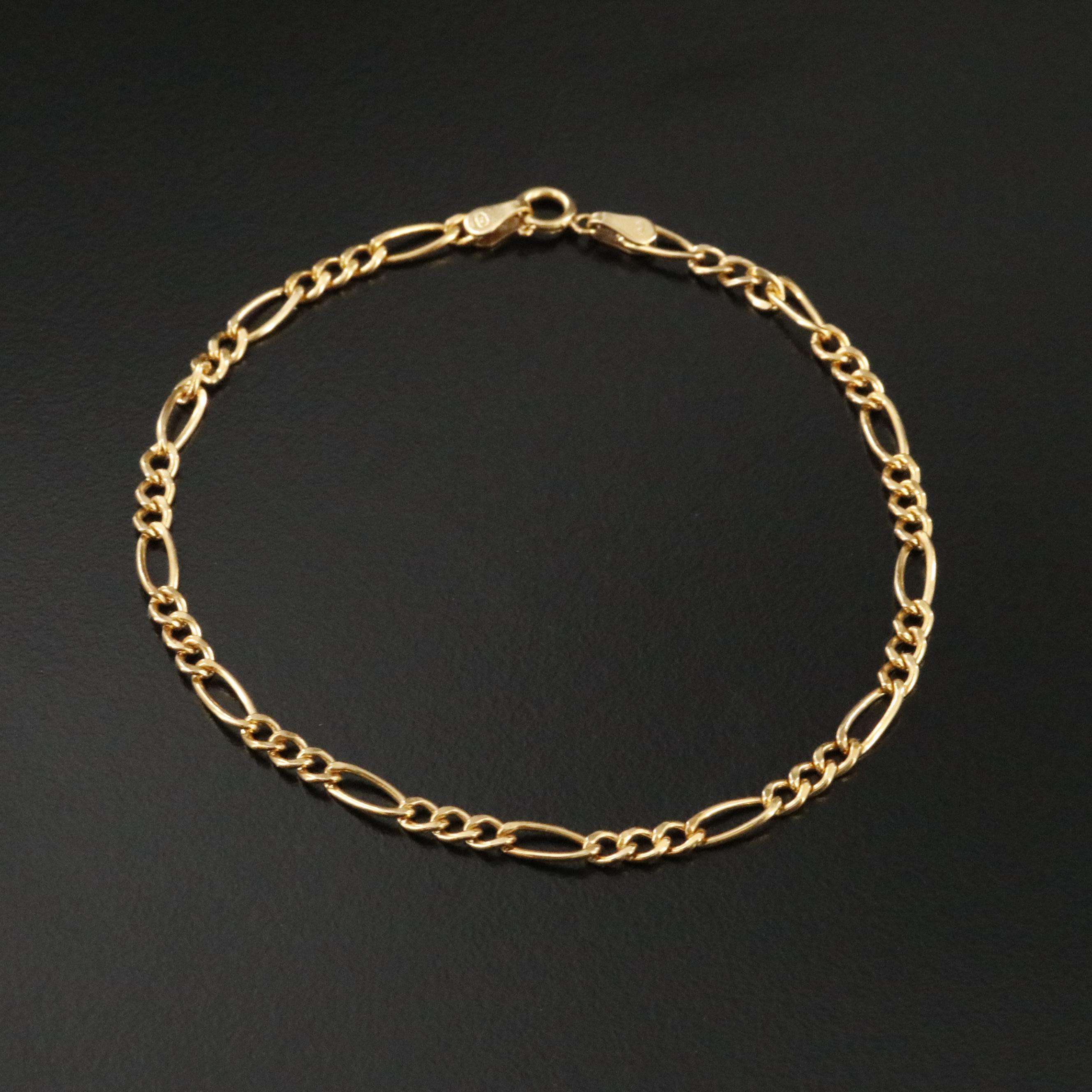Gold-Filled Figaro Chain Bracelet