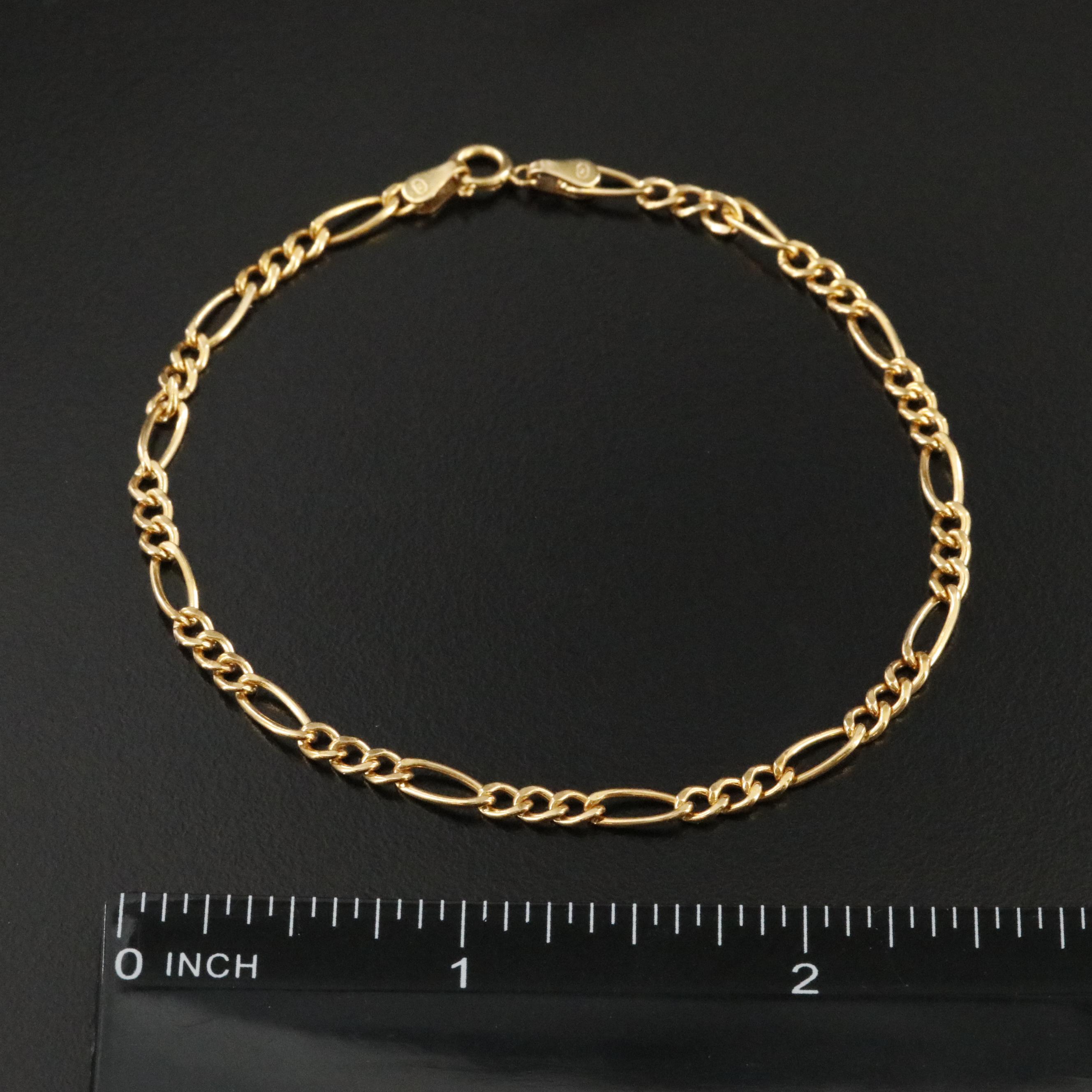 Gold-Filled Figaro Chain Bracelet