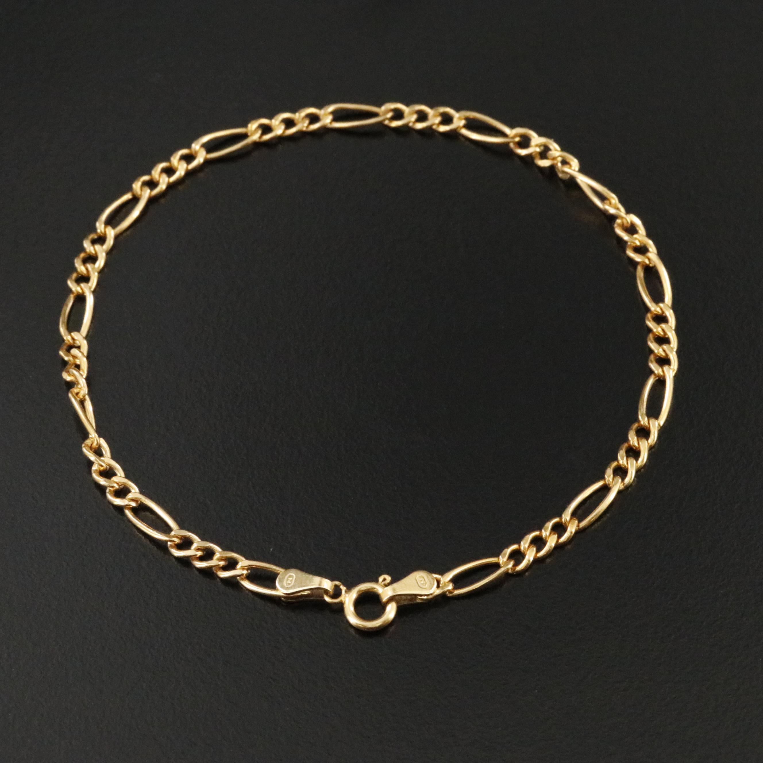 Gold-Filled Figaro Chain Bracelet