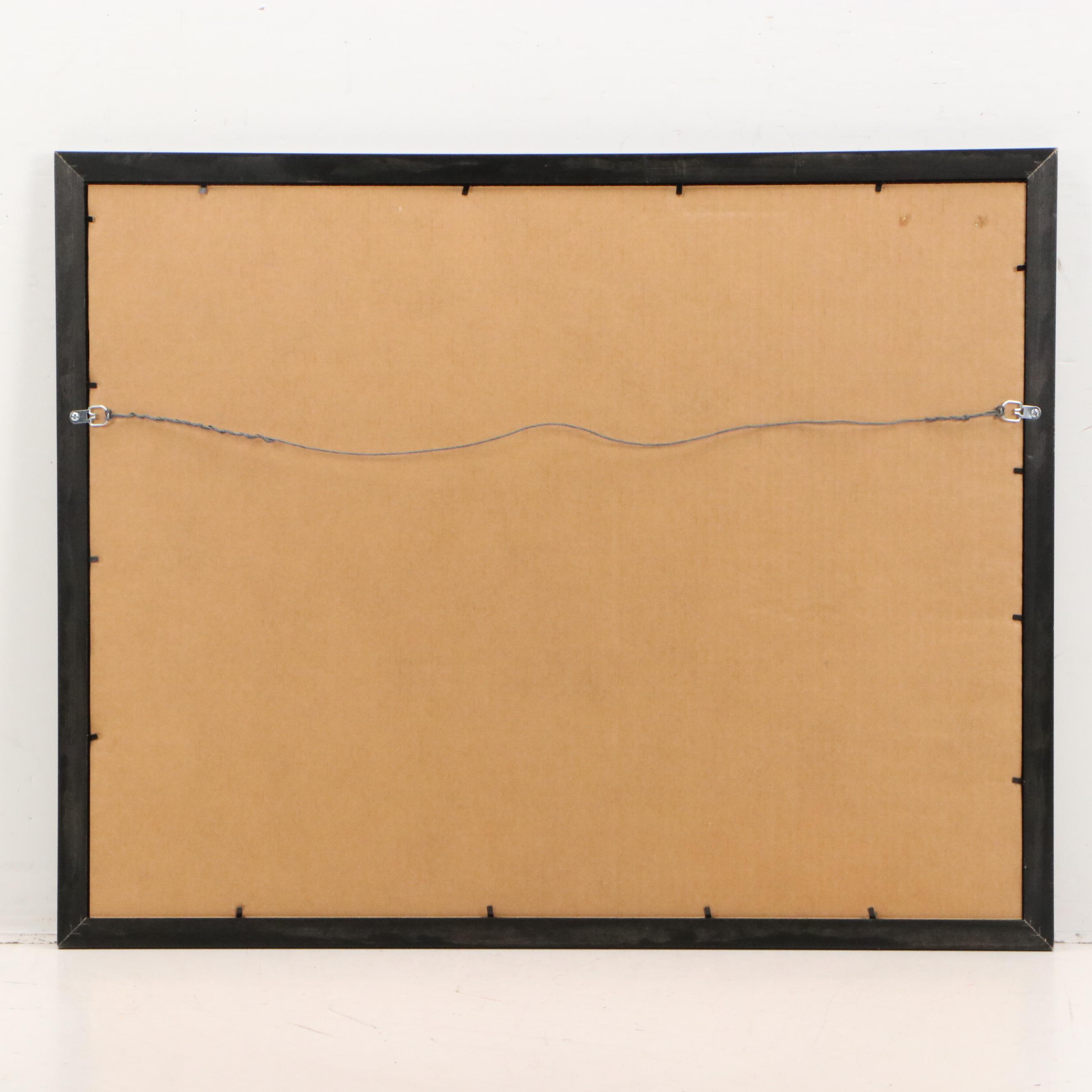 Sarah Rocheleau Watercolor Painting "Birds of a Feather," 21st Century