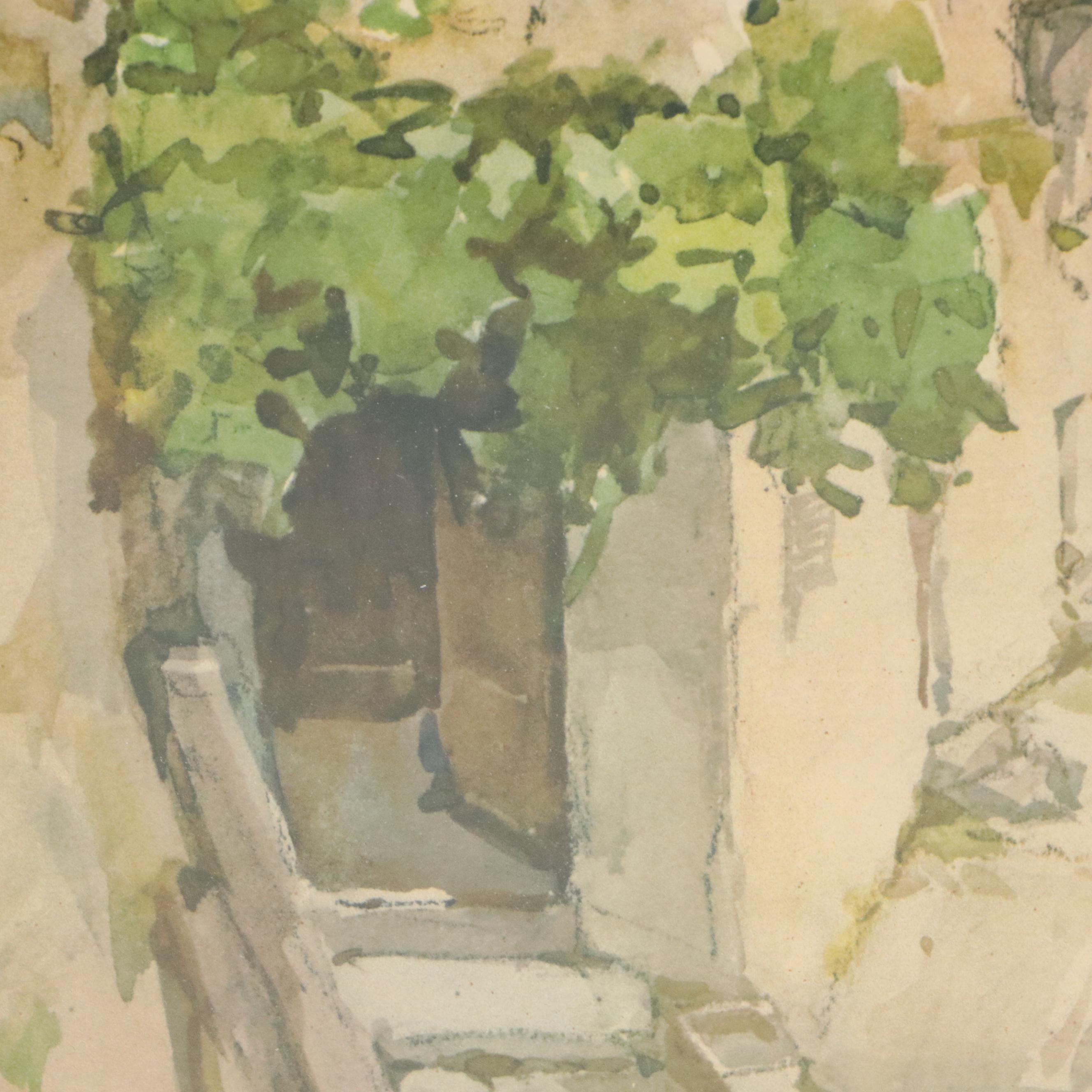 Lithographic Prints of Château de Vaumarcus, 20th Century