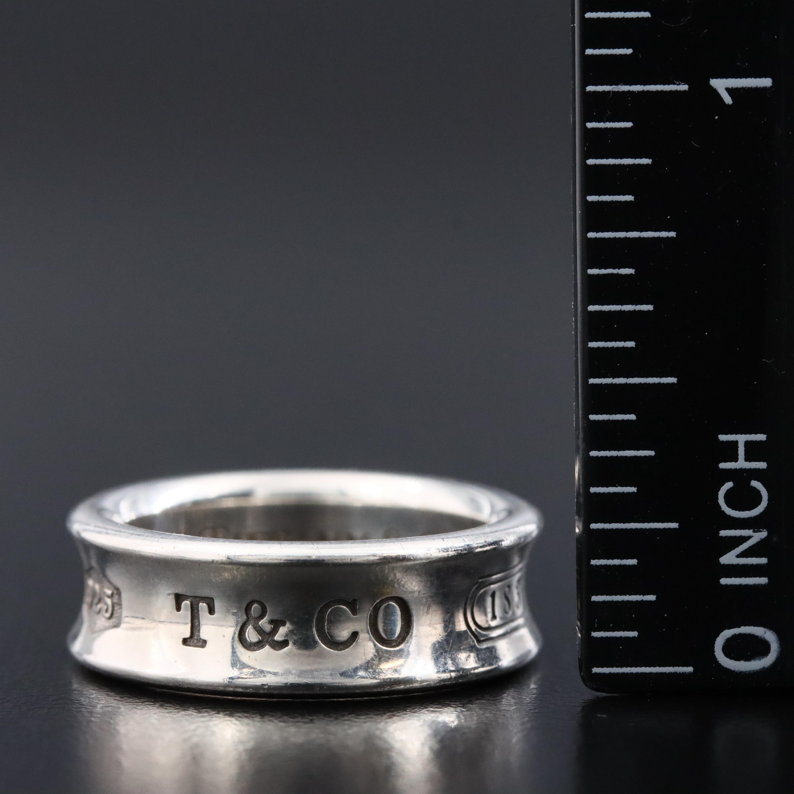 Tiffany & Co. 1837 Sterling Ring