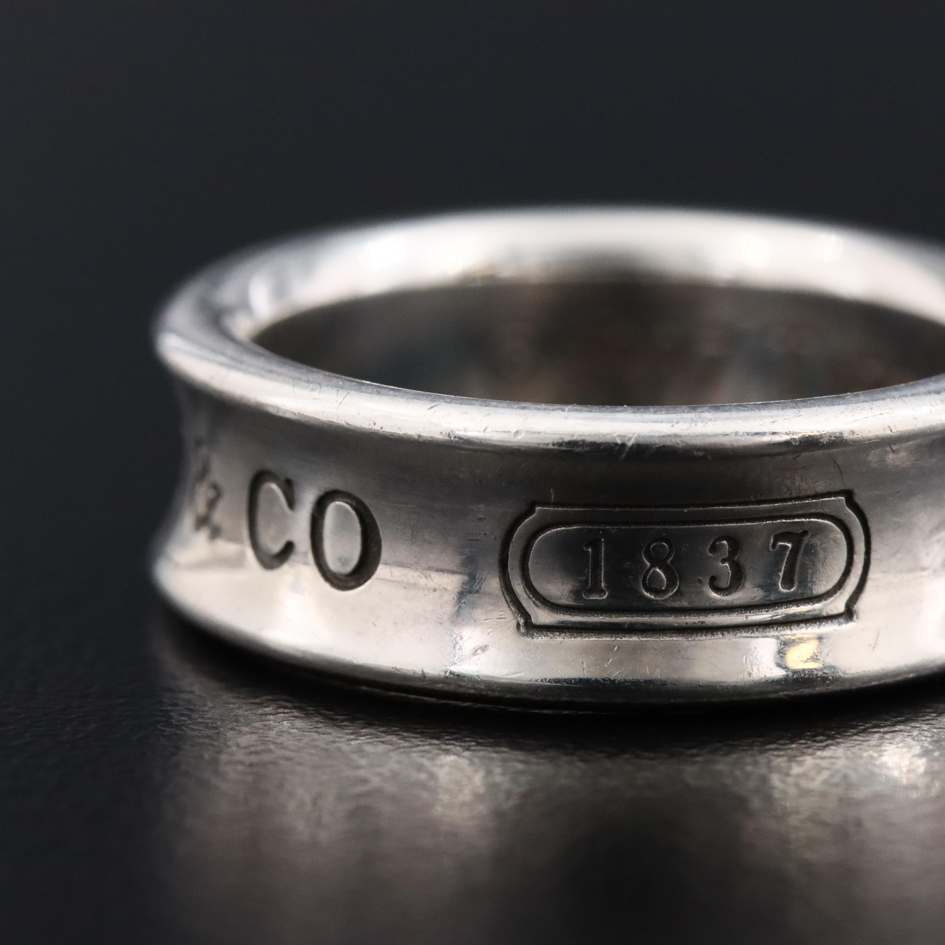 Tiffany & Co. 1837 Sterling Ring