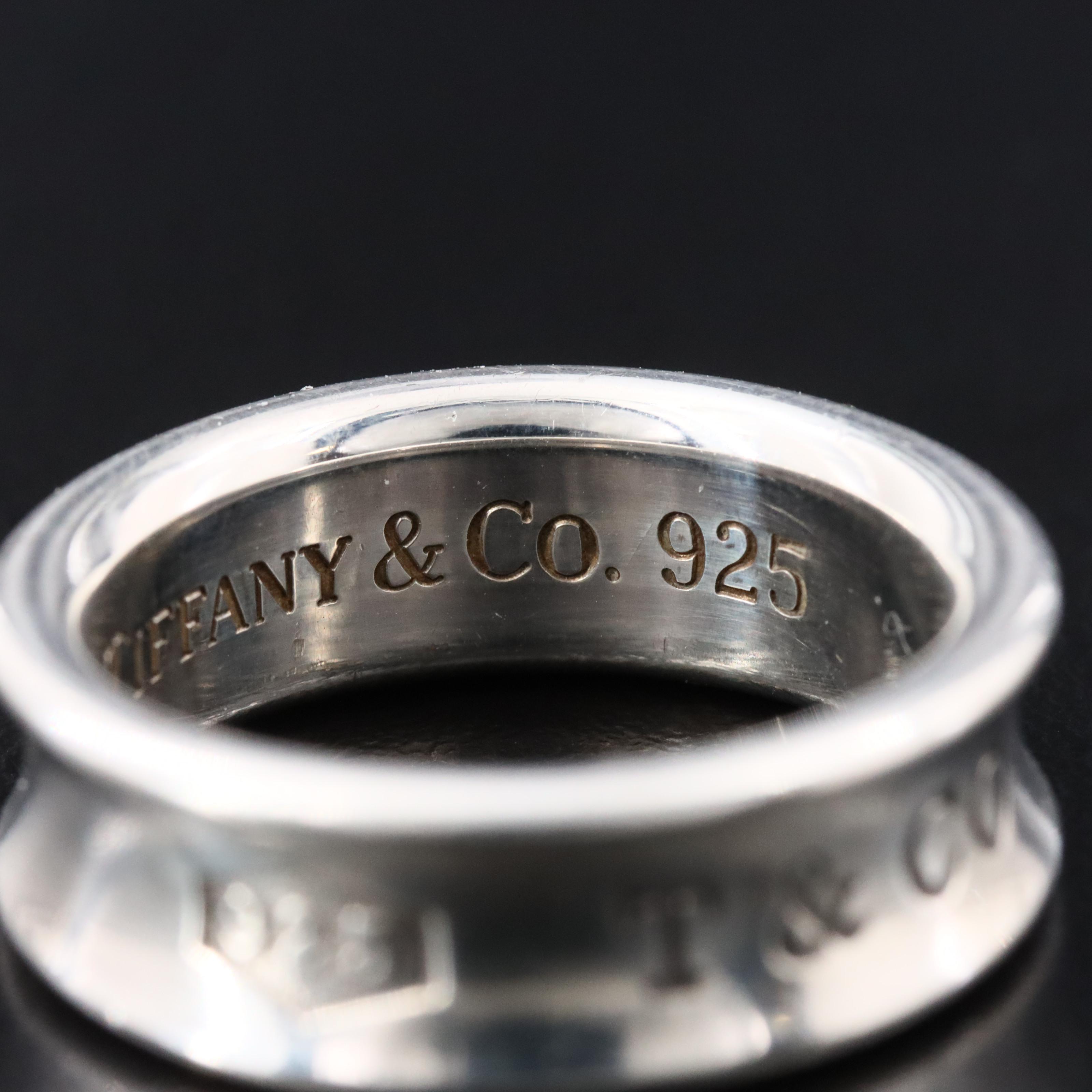 Tiffany & Co. 1837 Sterling Ring