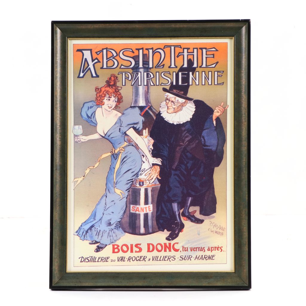 Absinthe Parisienne Poster After Pierre-Henri Gélis-Didot and Louis Malteste