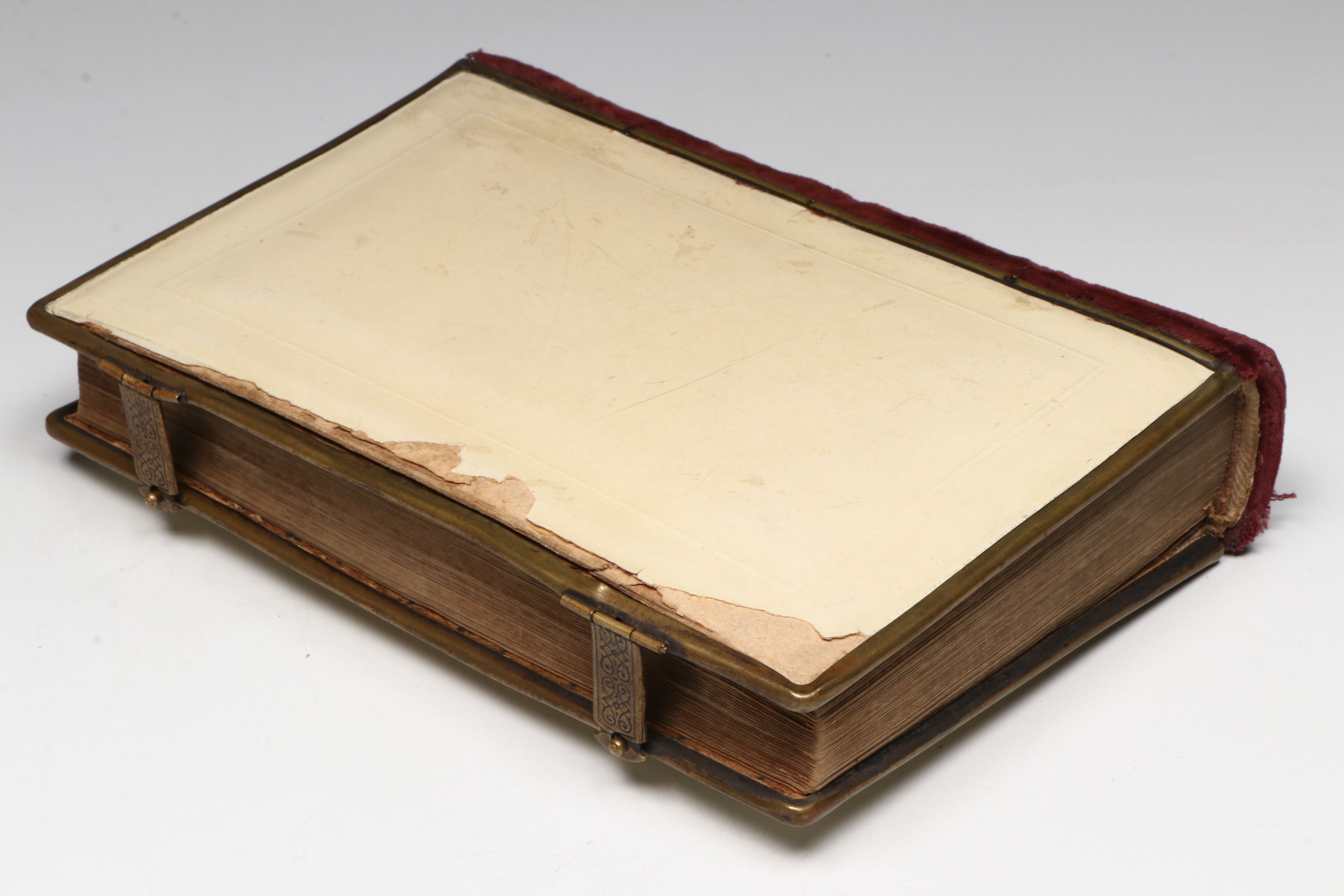 Hebrew and English "The Form of Prayers for the Day of Atonement," circa 1900