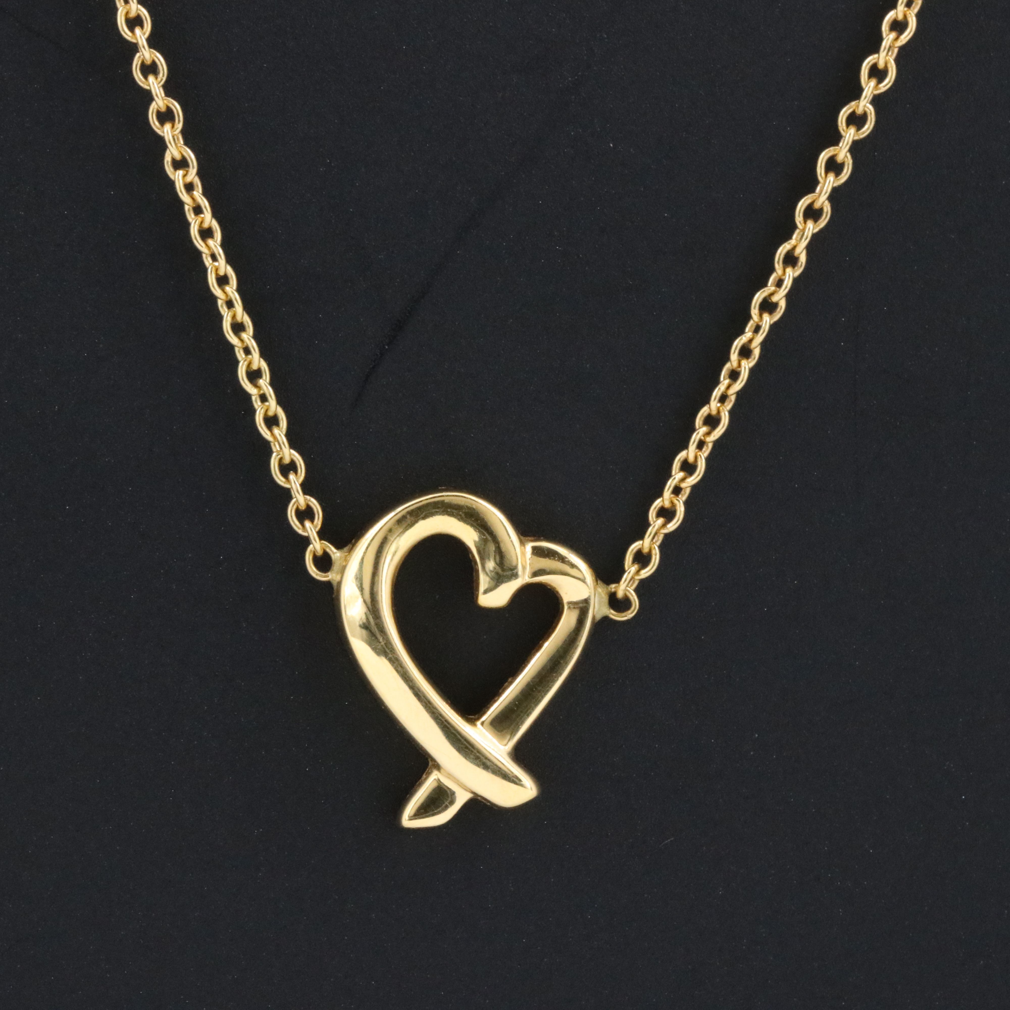 Paloma Picasso for Tiffany & Co. Loving Heart 18K Necklace