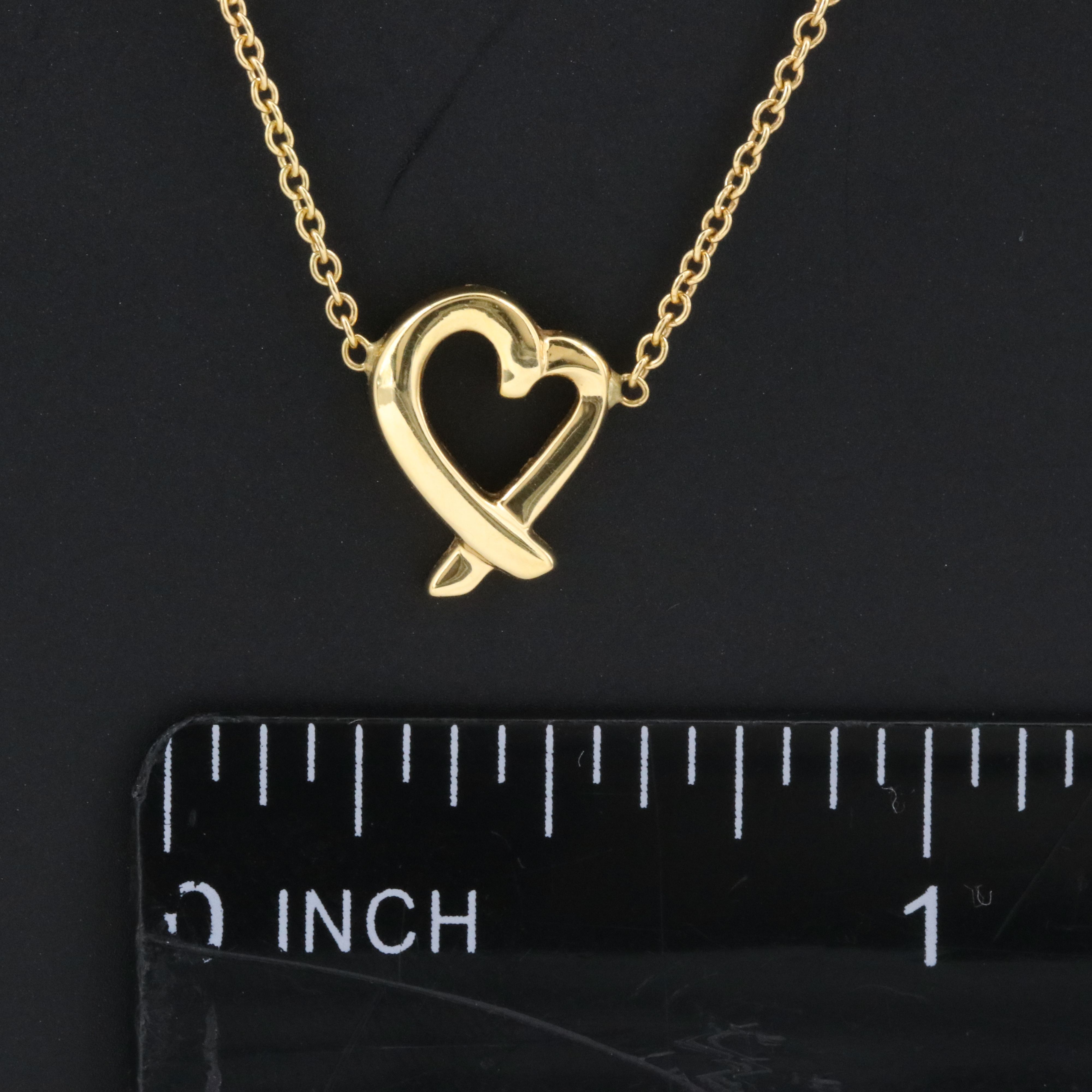 Paloma Picasso for Tiffany & Co. Loving Heart 18K Necklace