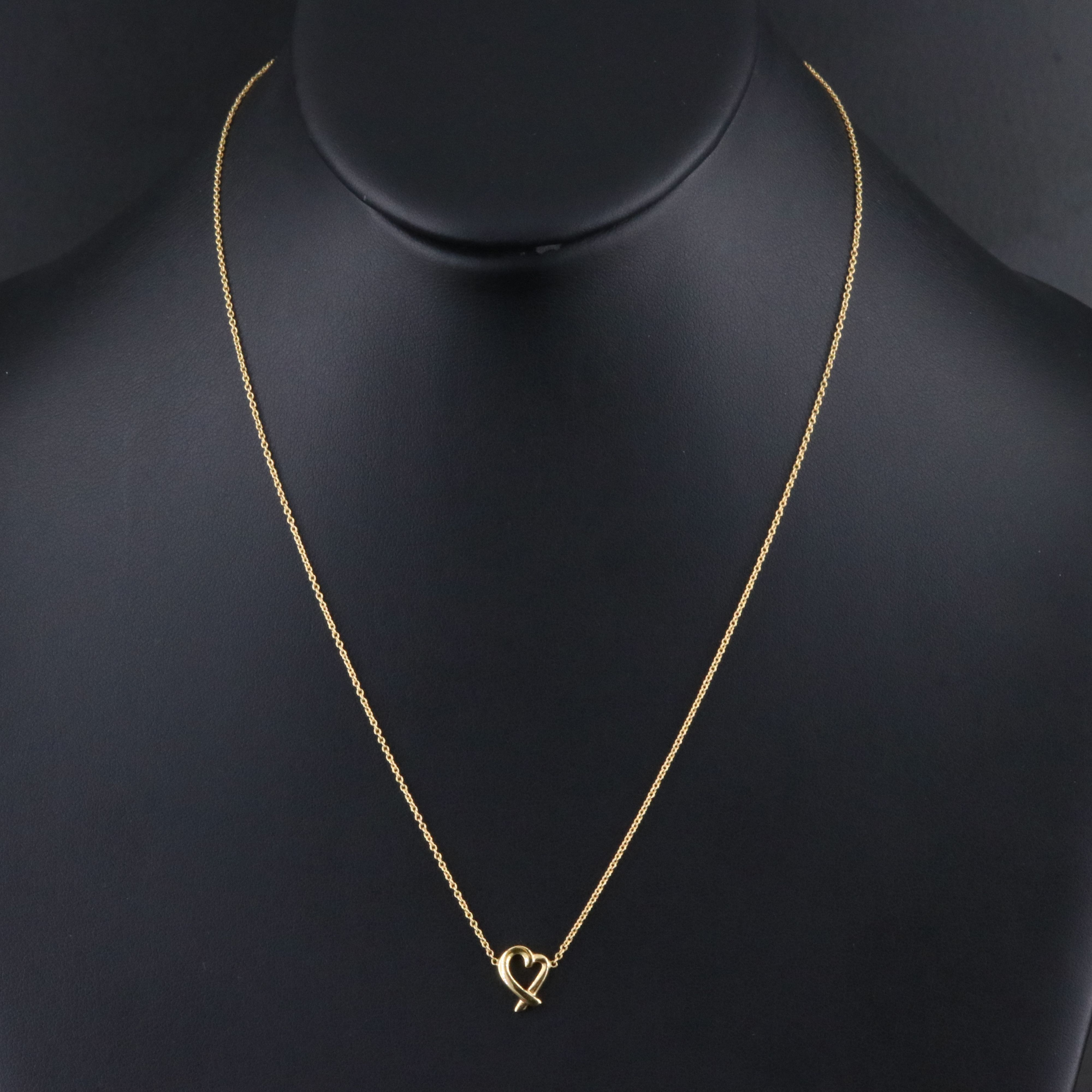 Paloma Picasso for Tiffany & Co. Loving Heart 18K Necklace