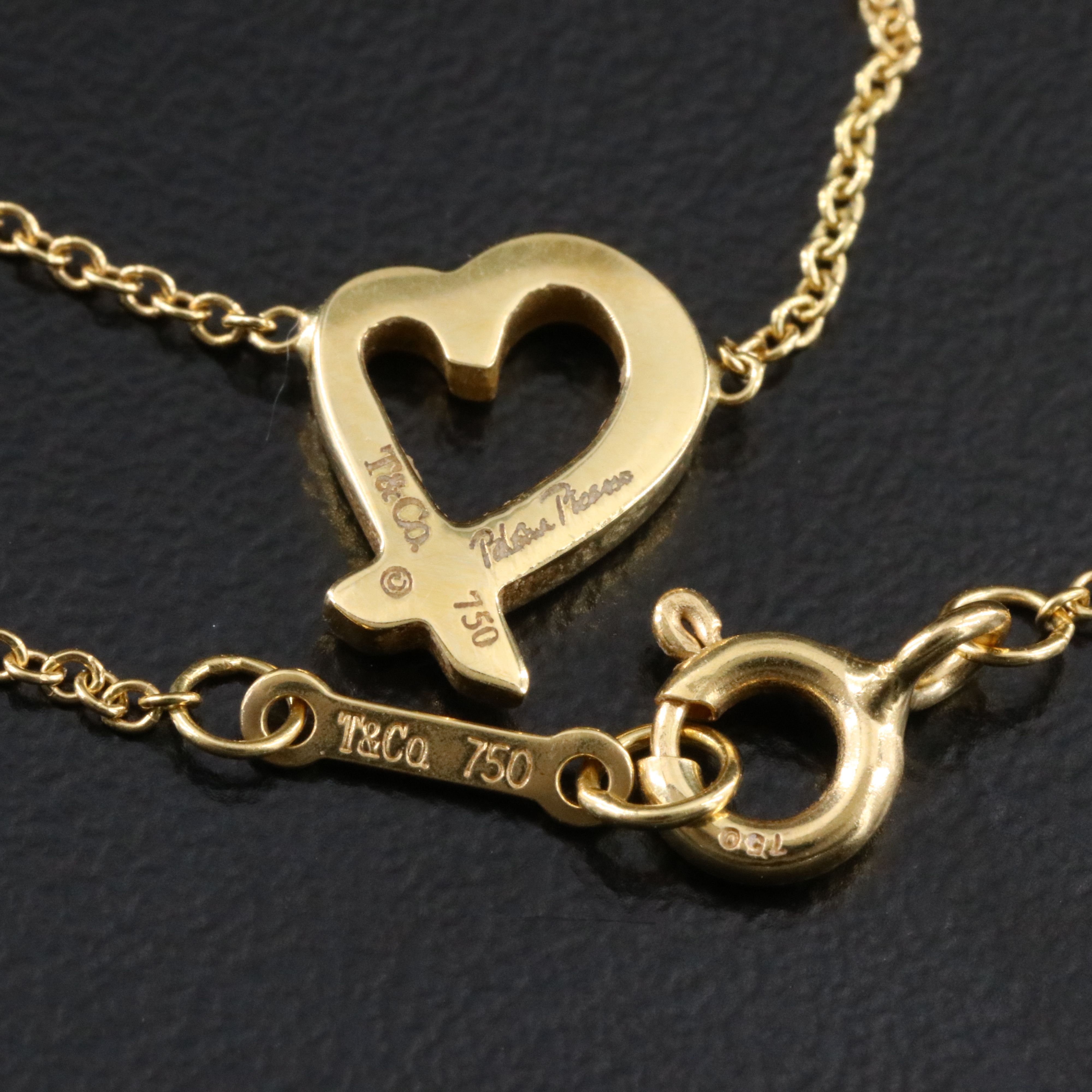 Paloma Picasso for Tiffany & Co. Loving Heart 18K Necklace