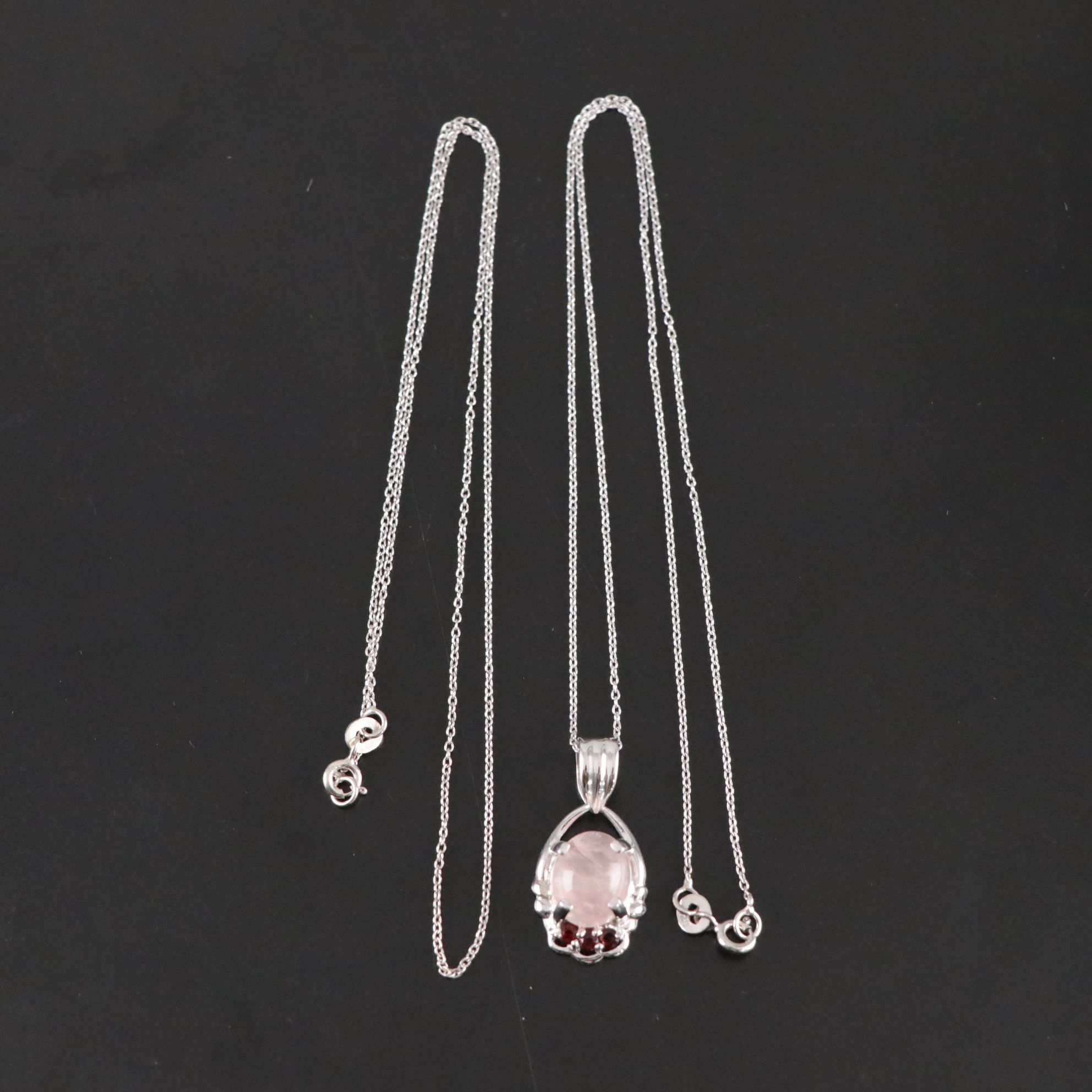 14 Assorted Sterling Silver Rings, Necklaces and Earrings