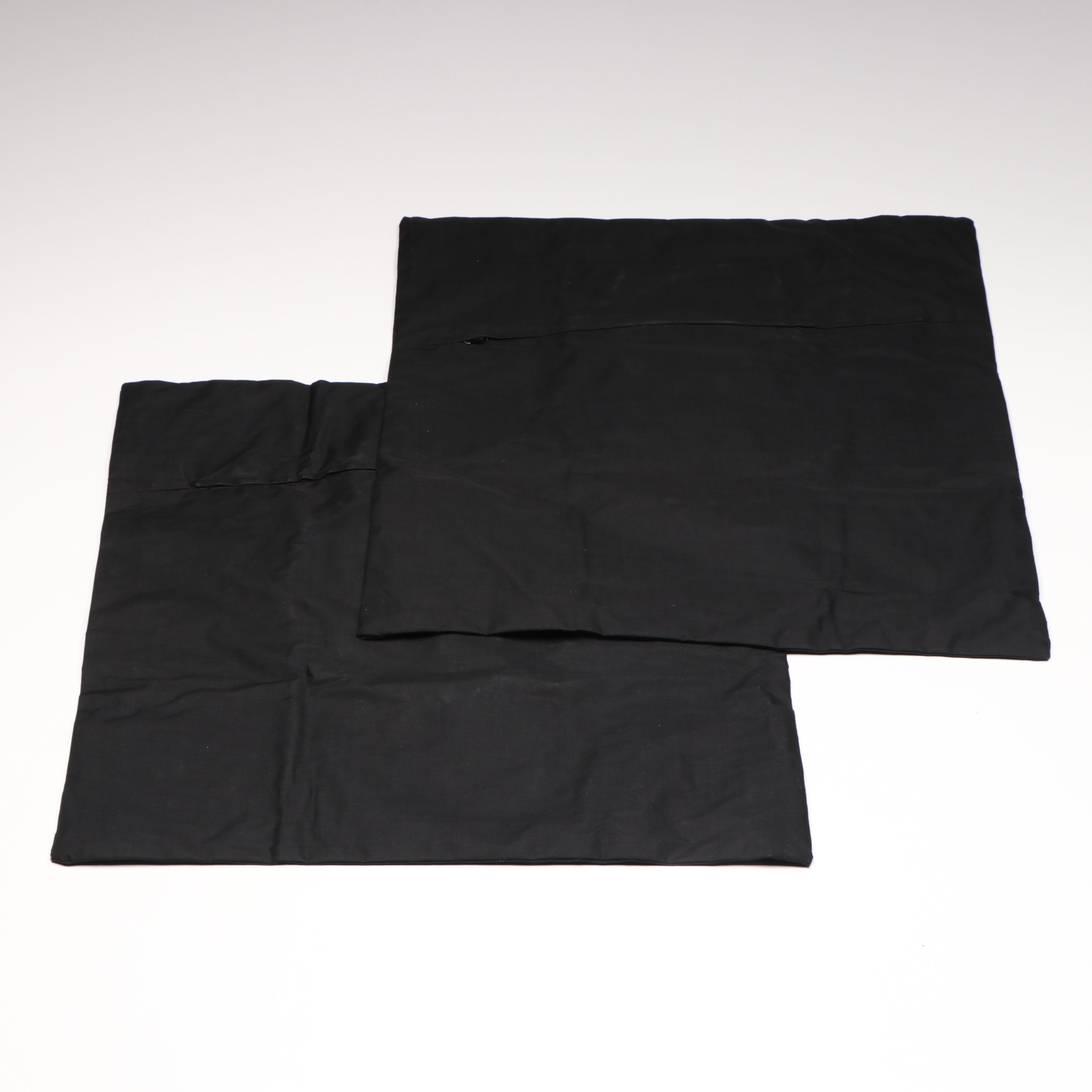 Pair of Indian Kalaga Hand-Embroidered Elephant Pillow Shams