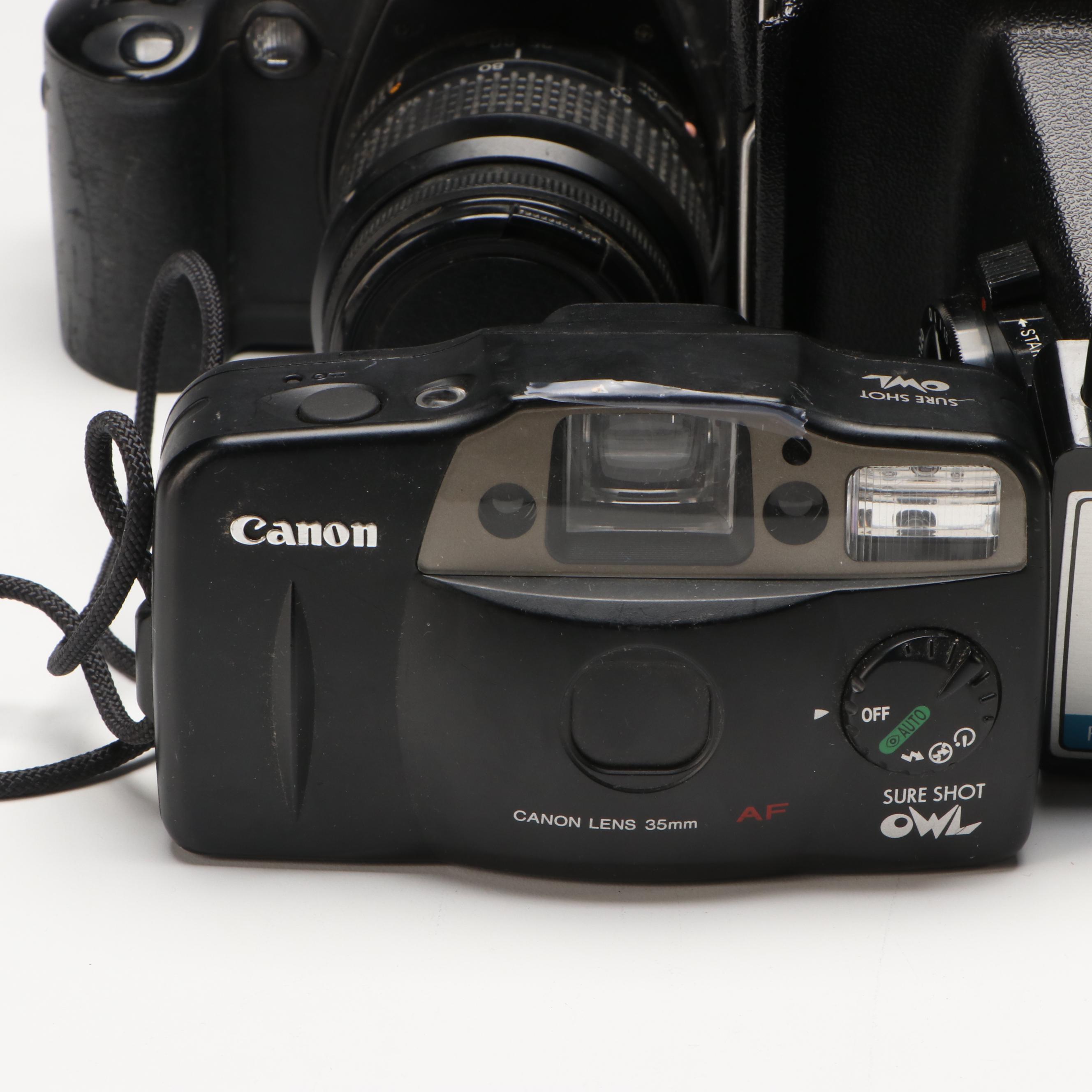 Polaroid Colorpack III with Canon Rebel G and Other Camera Accessories