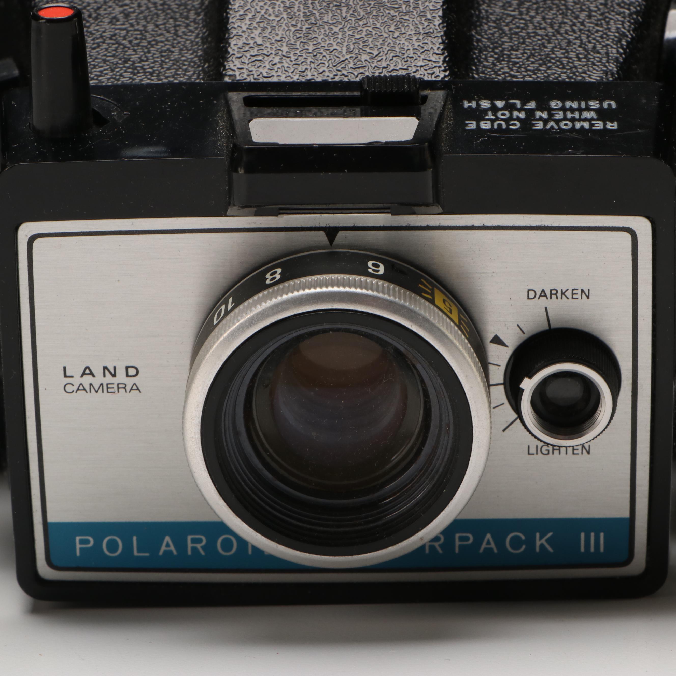 Polaroid Colorpack III with Canon Rebel G and Other Camera Accessories