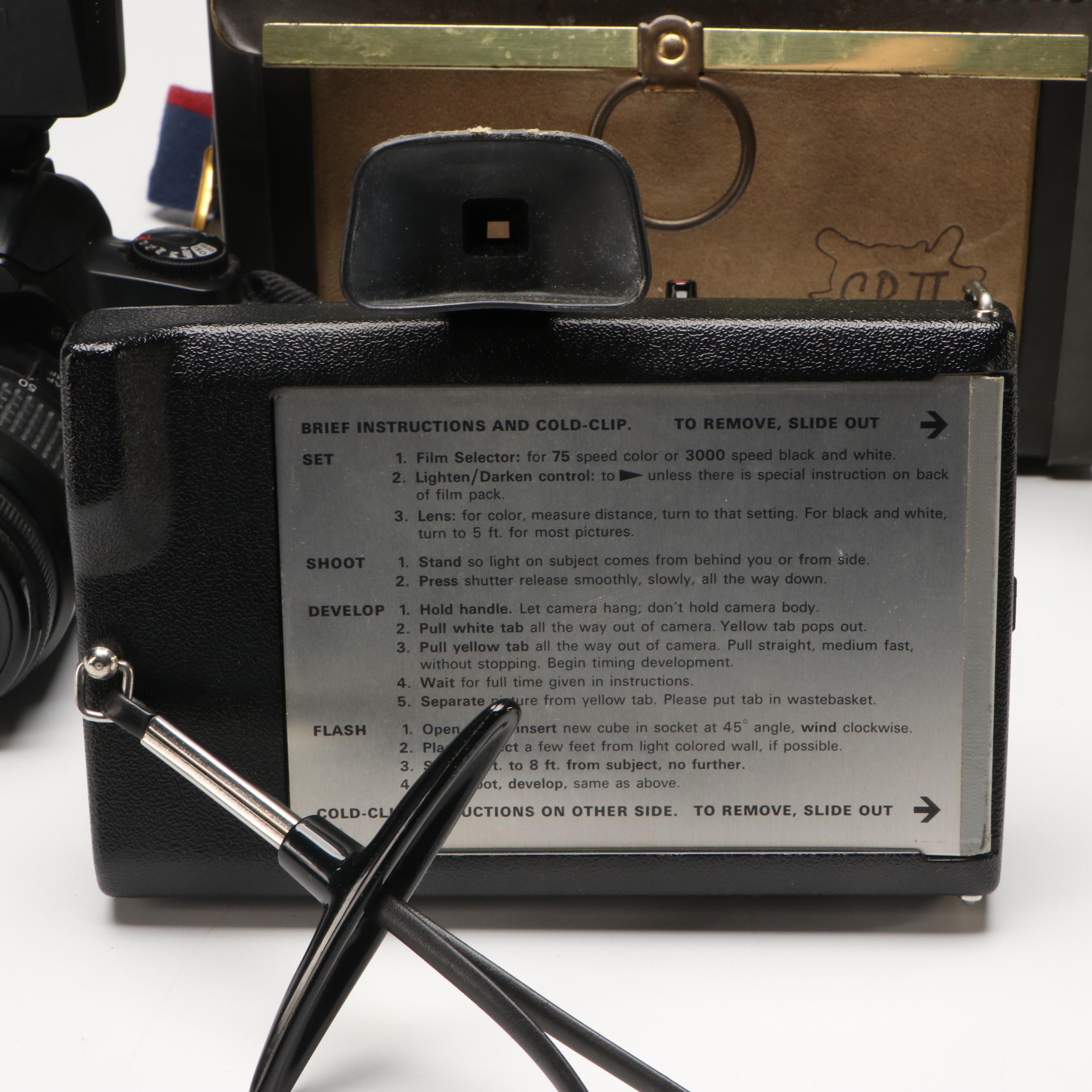 Polaroid Colorpack III with Canon Rebel G and Other Camera Accessories