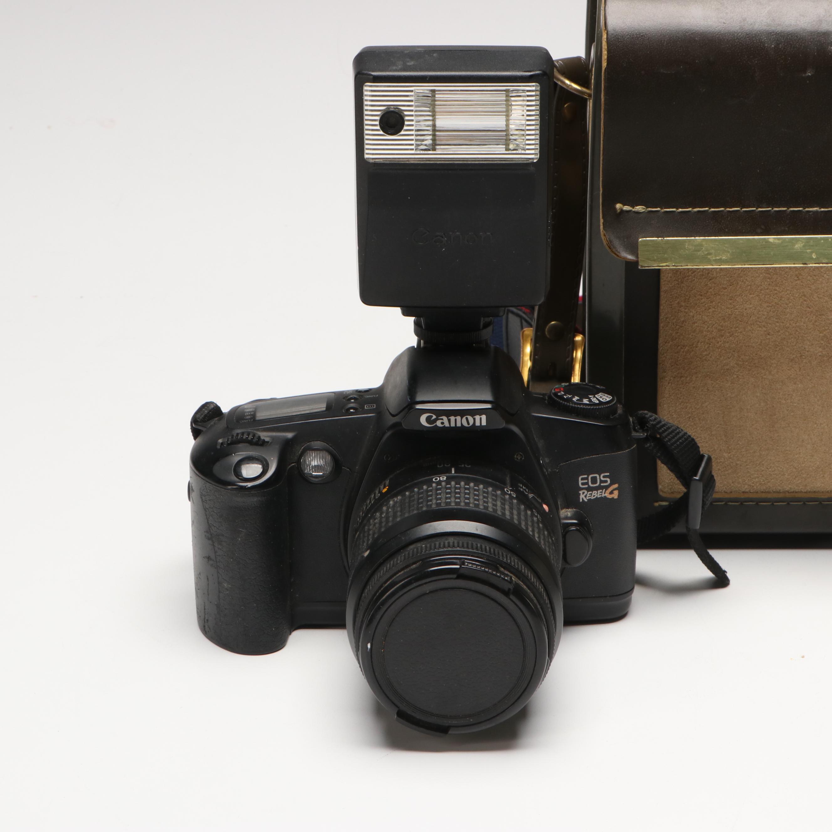 Polaroid Colorpack III with Canon Rebel G and Other Camera Accessories