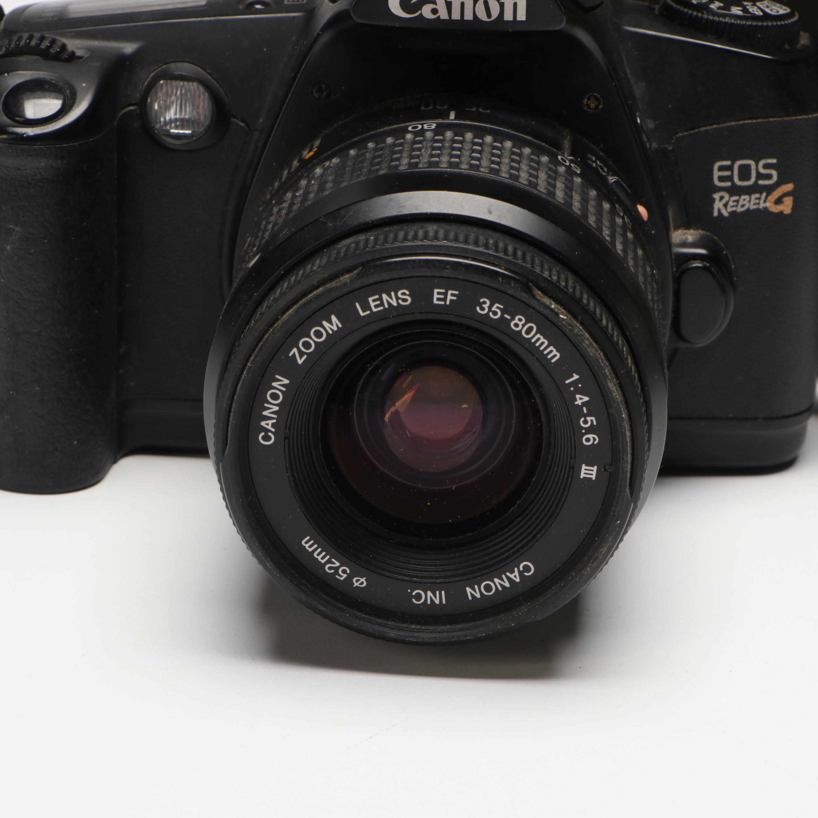 Polaroid Colorpack III with Canon Rebel G and Other Camera Accessories