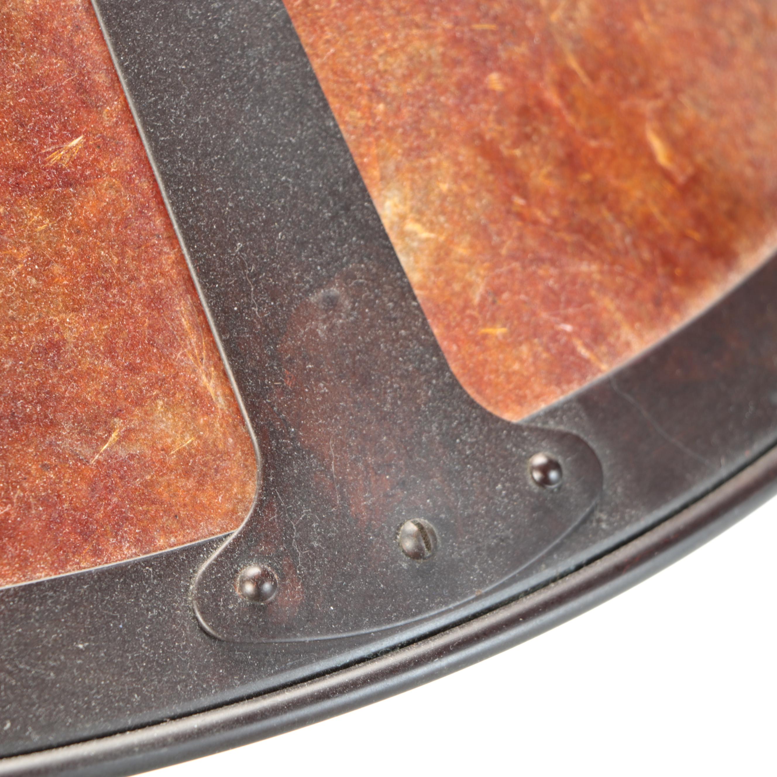 Arts and Crafts Style Mica and Copper Table Lamp, Late 20th Century