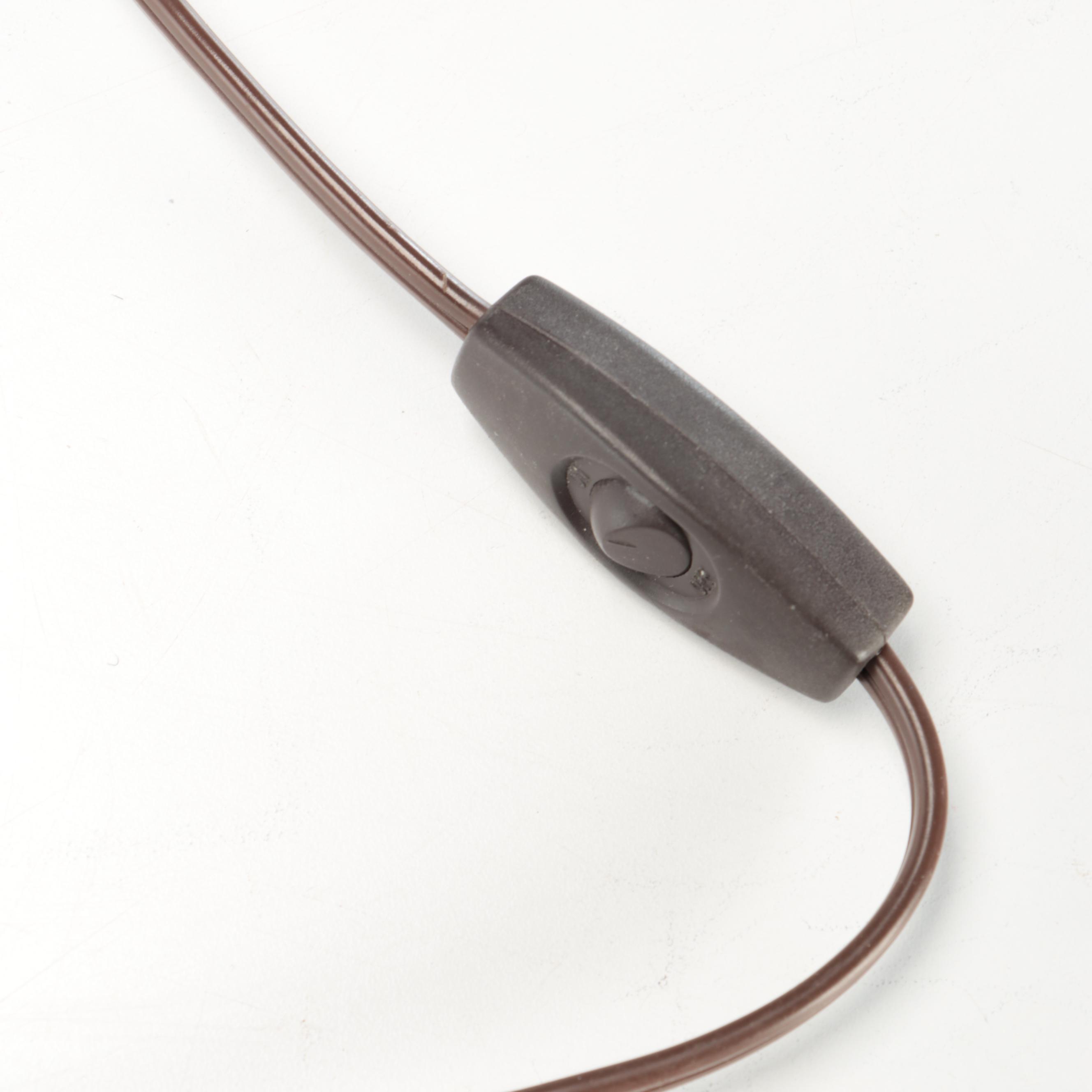 Arts and Crafts Style Mica and Copper Table Lamp, Late 20th Century