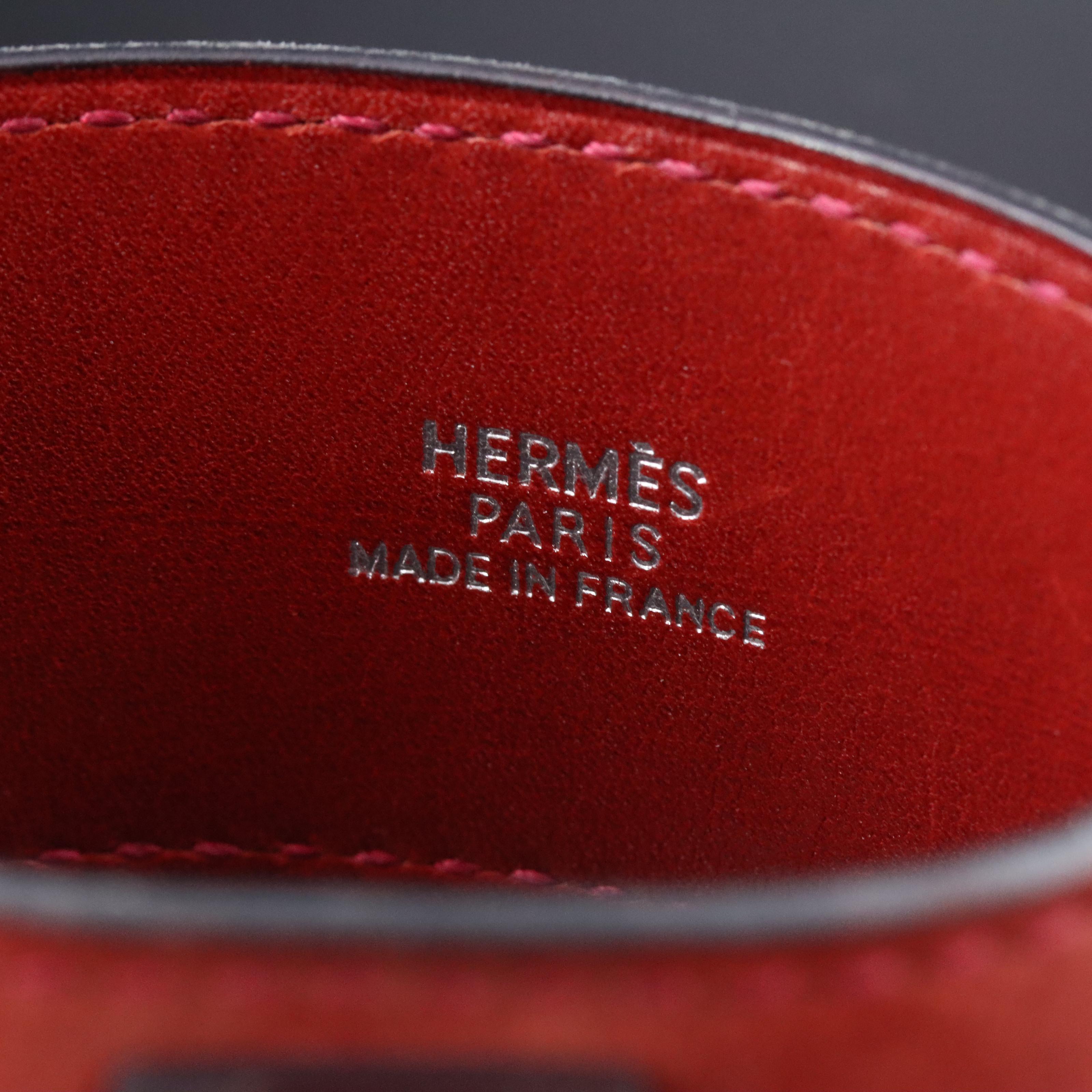 Hermès Artemis Toureg Leather Bracelet