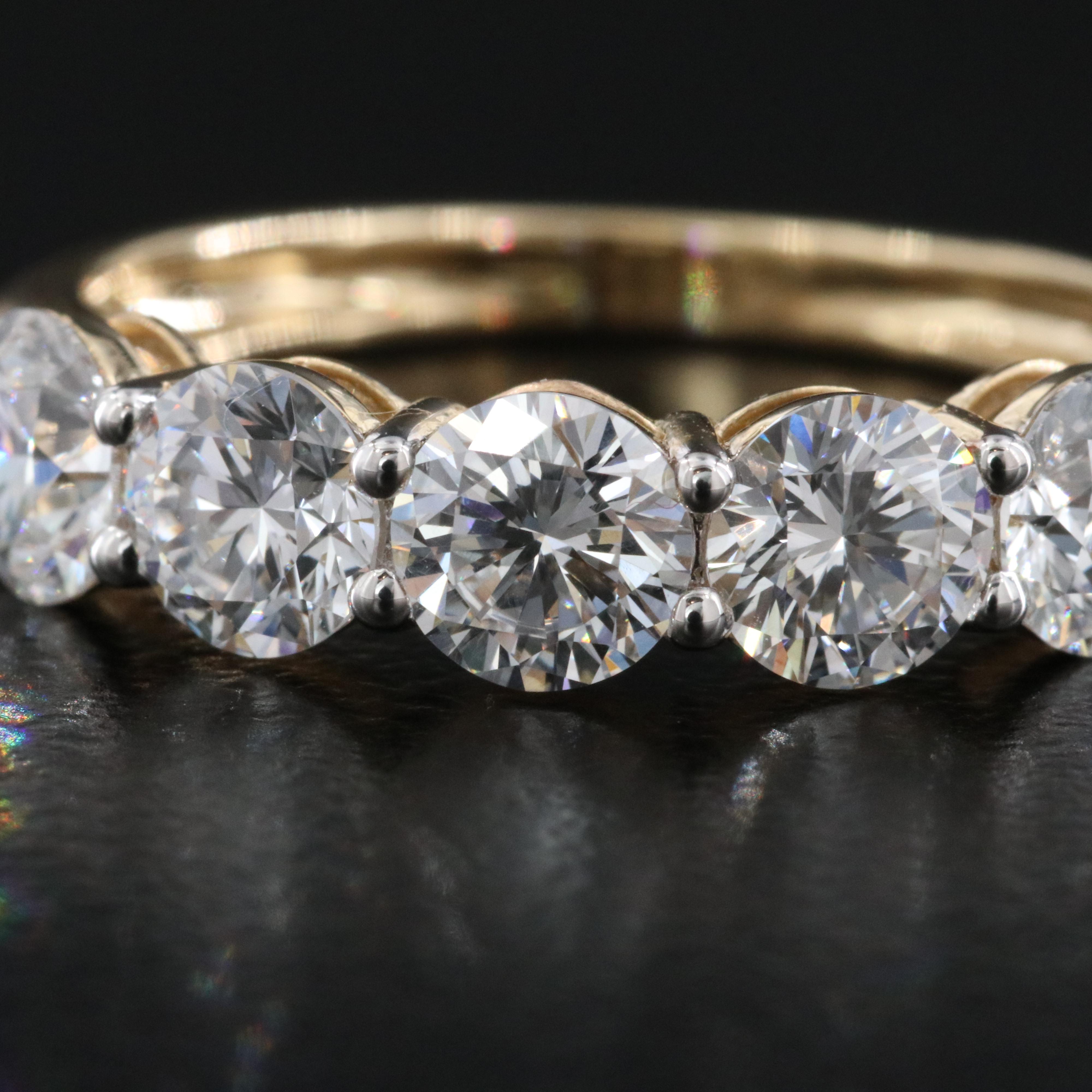 14K 1.82 CTW Lab Grown Diamond Band