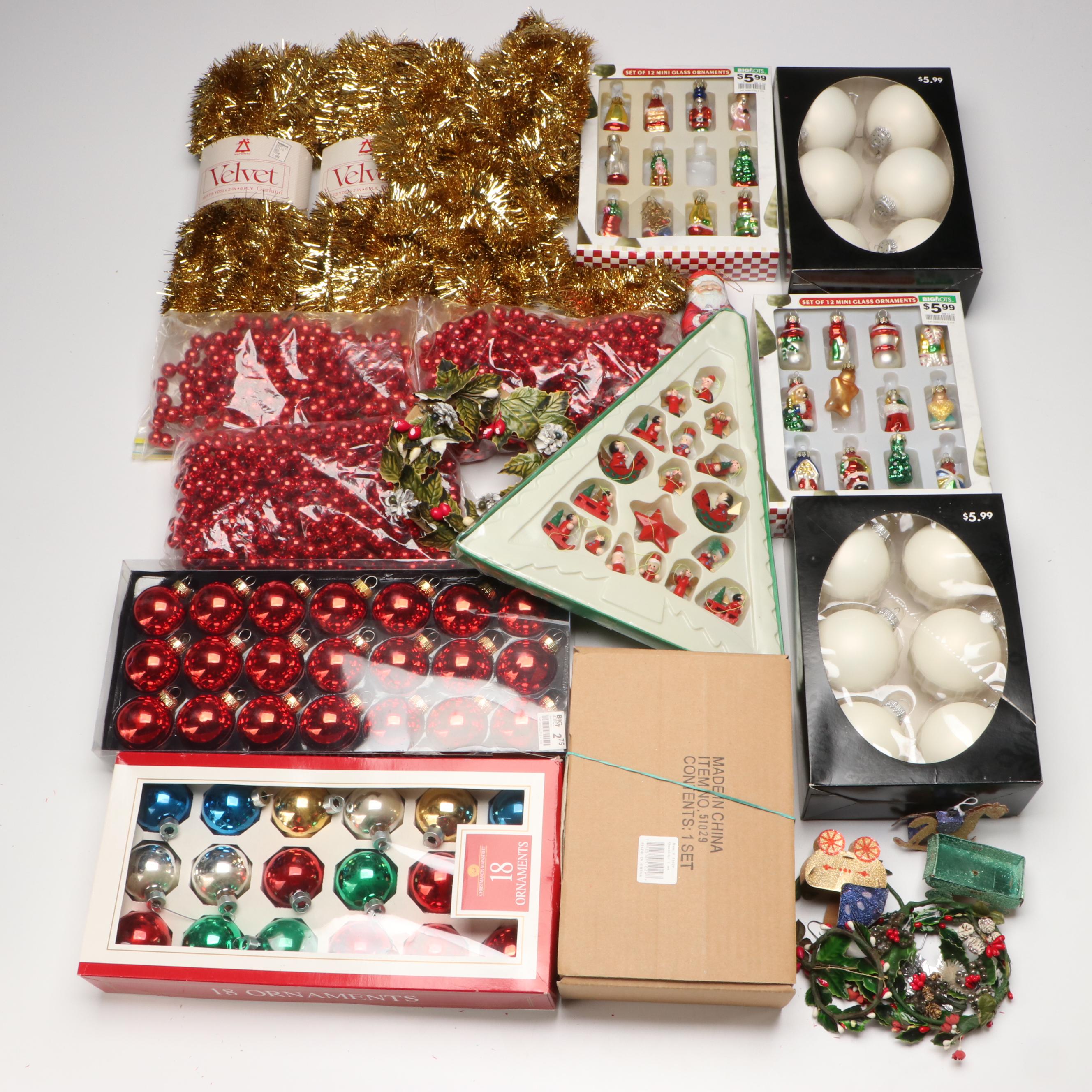 Pier 1, Christmas on Main Street with Other Christmas Ornaments and Garland