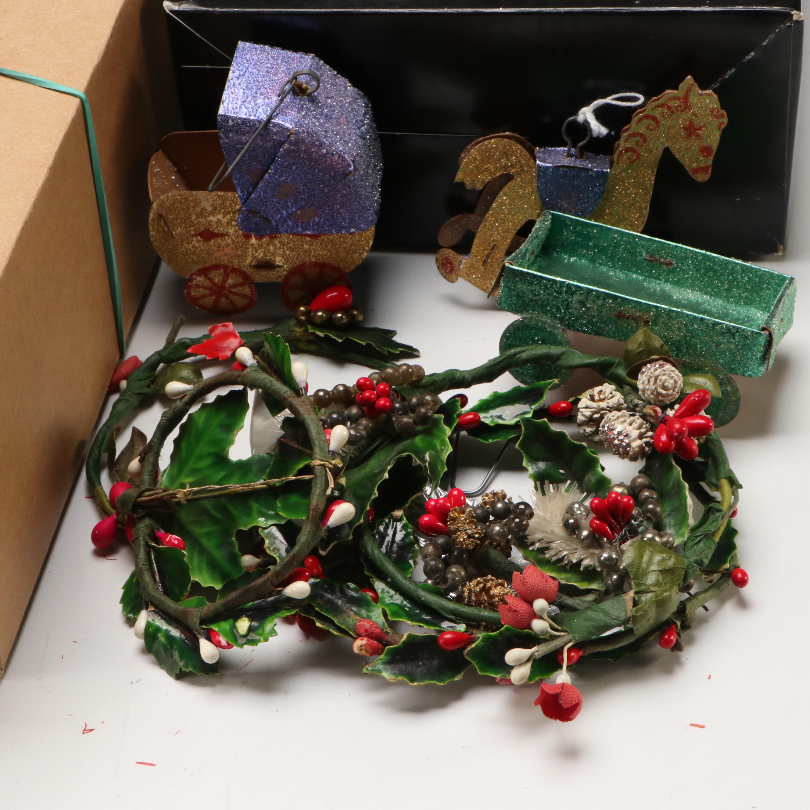 Pier 1, Christmas on Main Street with Other Christmas Ornaments and Garland