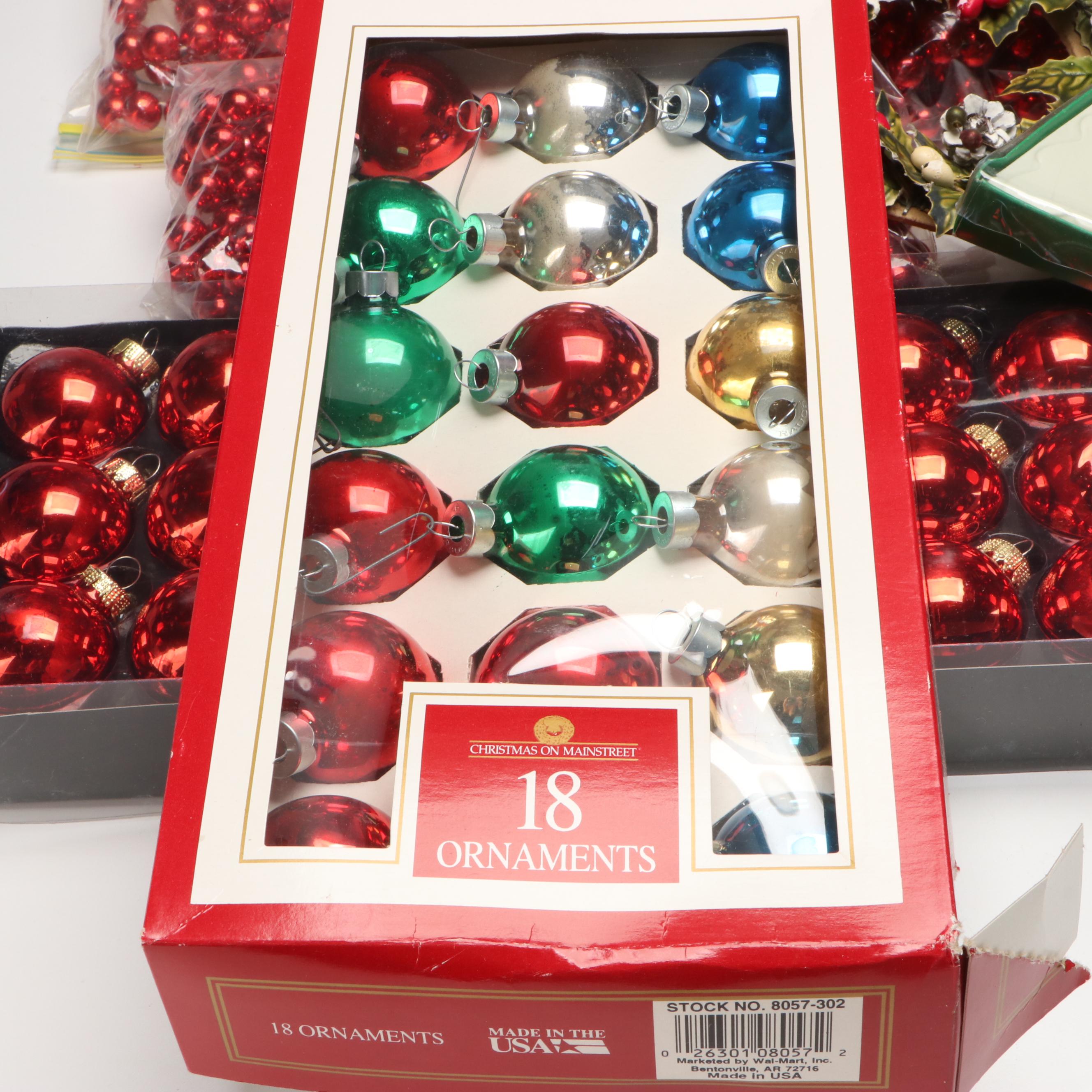 Pier 1, Christmas on Main Street with Other Christmas Ornaments and Garland