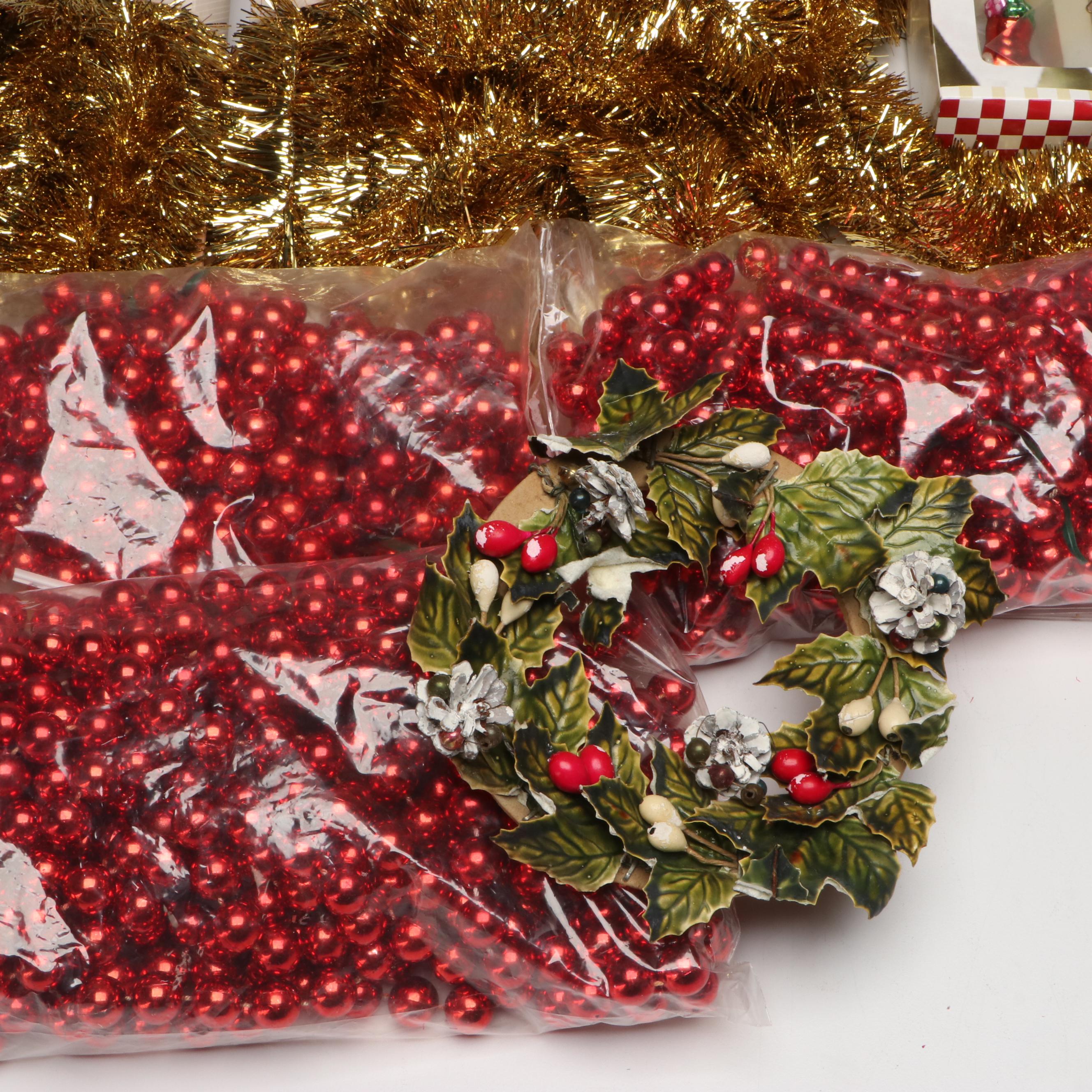 Pier 1, Christmas on Main Street with Other Christmas Ornaments and Garland