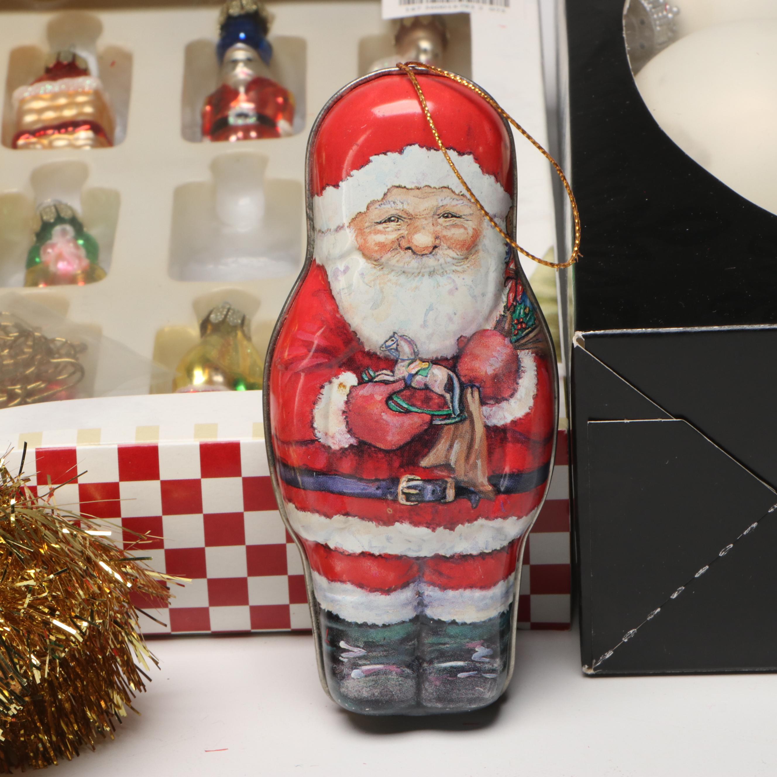 Pier 1, Christmas on Main Street with Other Christmas Ornaments and Garland