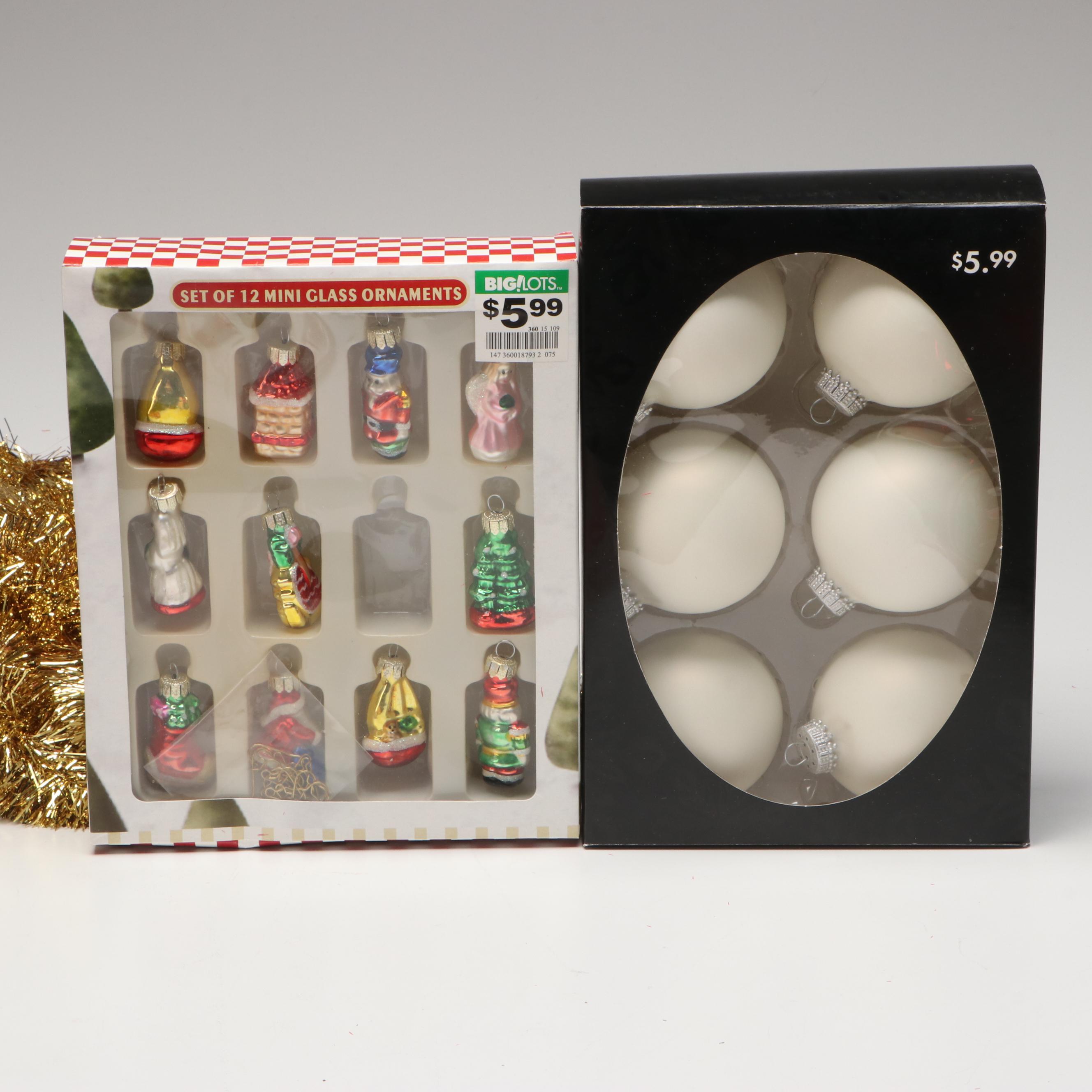 Pier 1, Christmas on Main Street with Other Christmas Ornaments and Garland