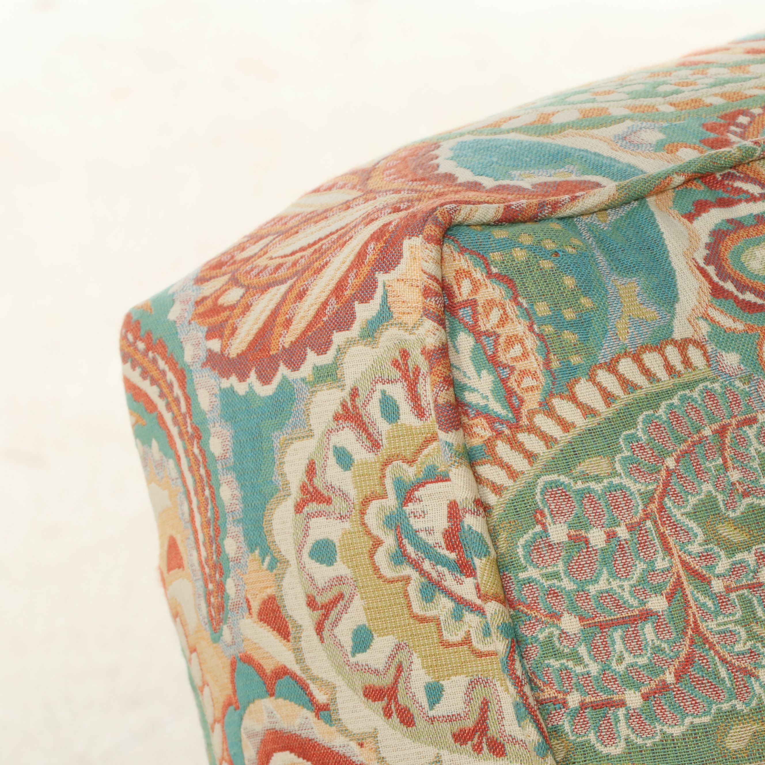 Contemporary Paisley Upholstered Armchair