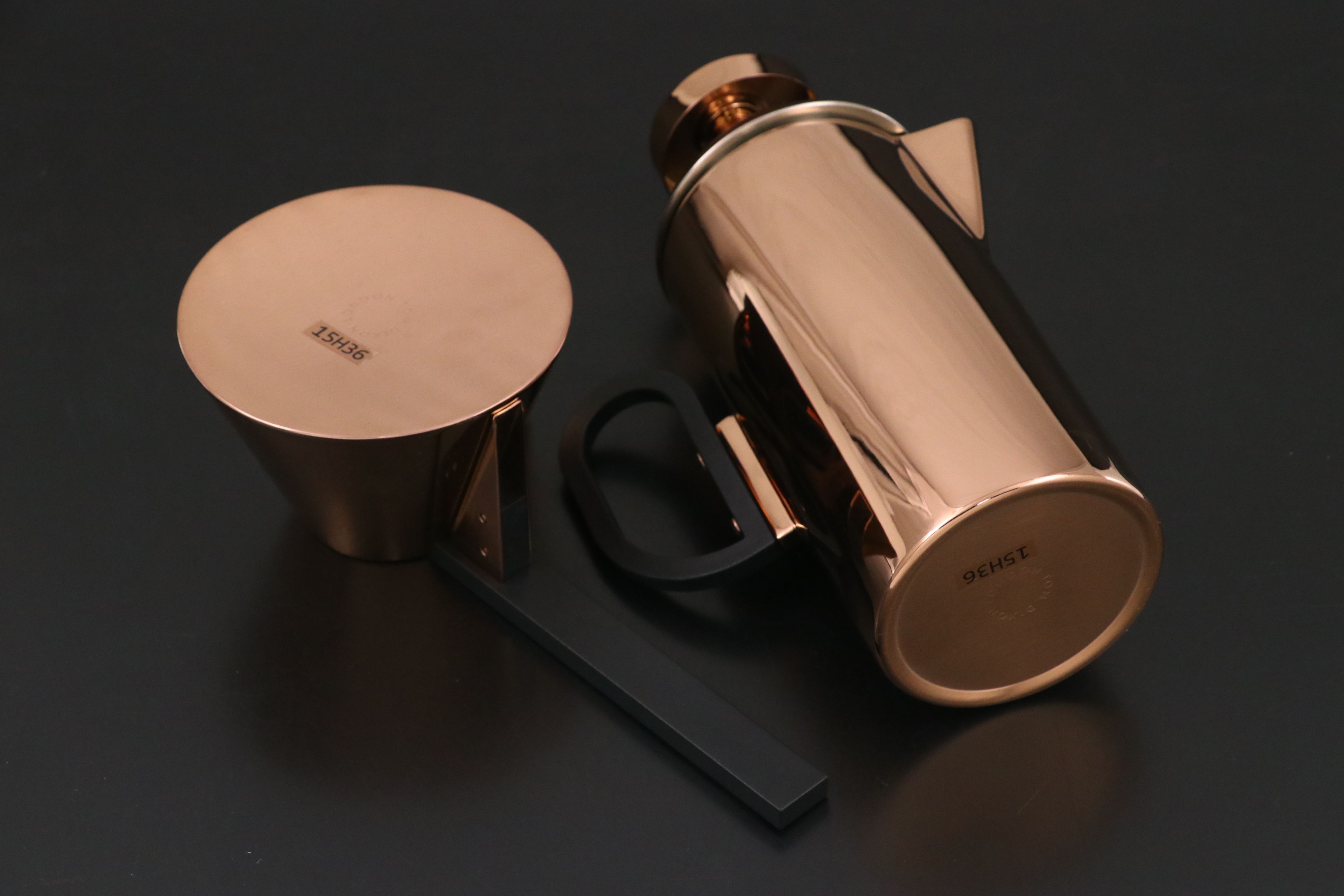 Tom Dixon "Brew" and "Plum" Stainless Steel Coffee Tray, French Press, and More