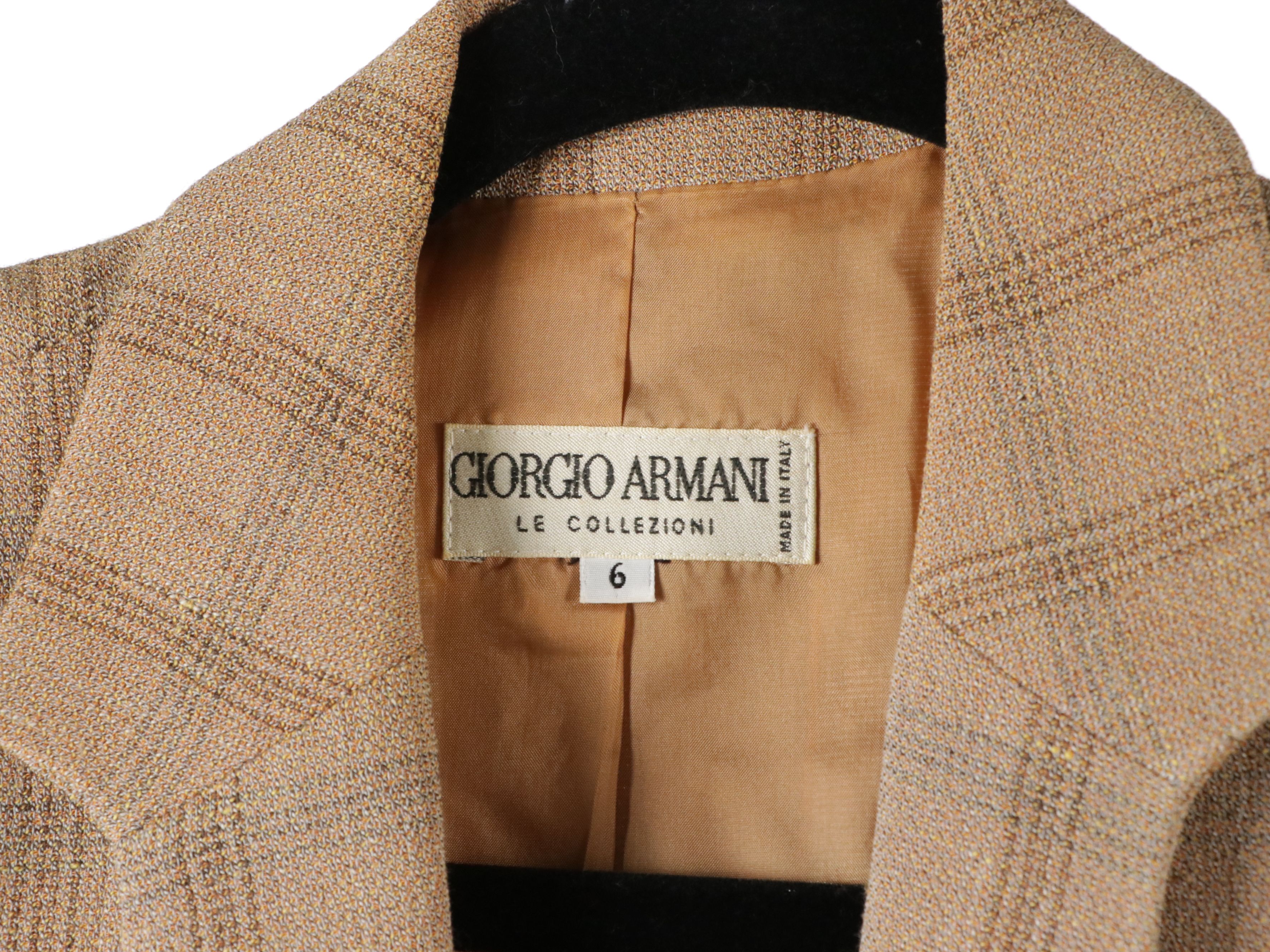 Giorgio Armani Le Collezioni Sleeveless Dress and Top, Pants, and Jacket