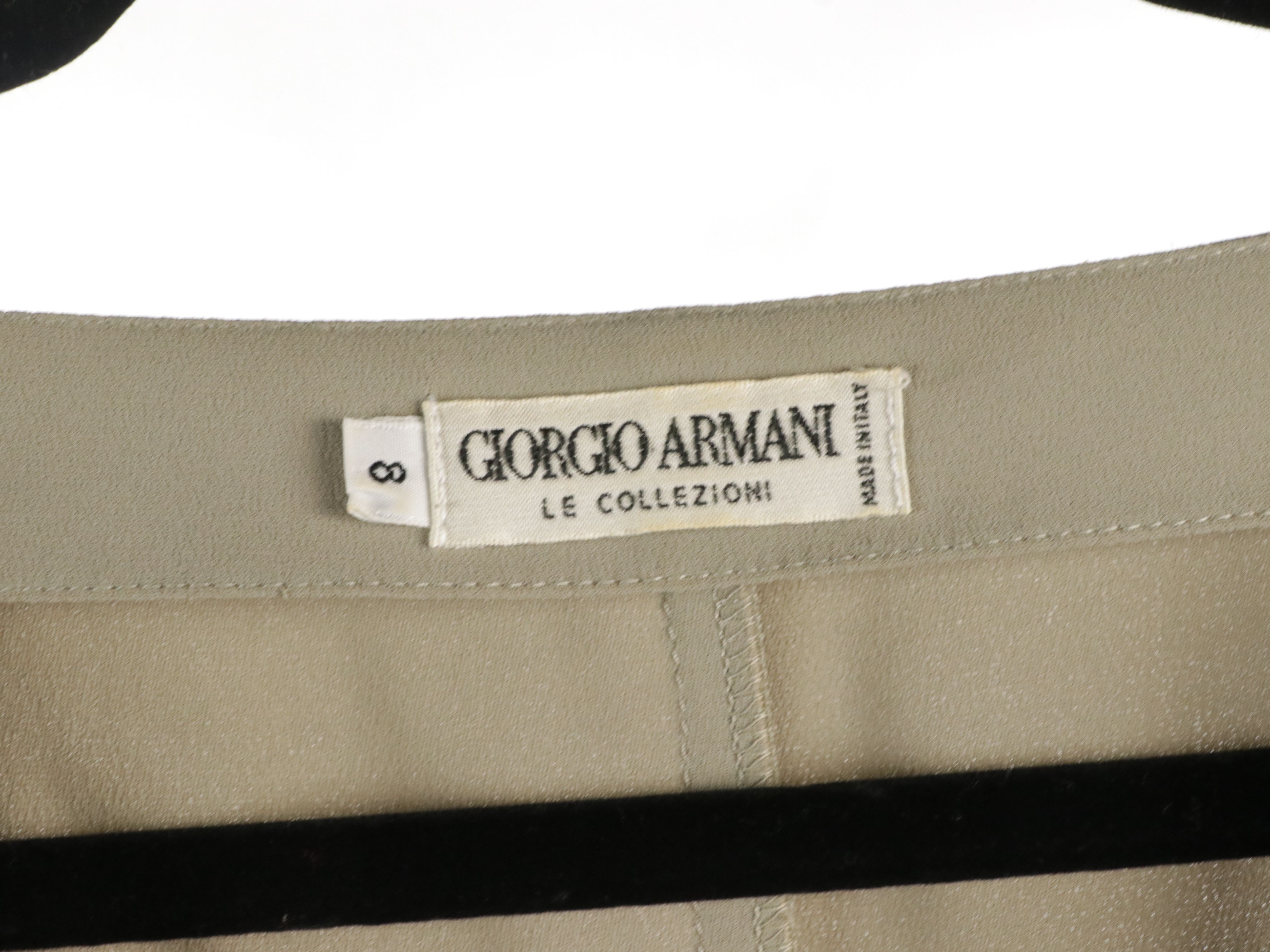 Giorgio Armani Le Collezioni Sleeveless Dress and Top, Pants, and Jacket